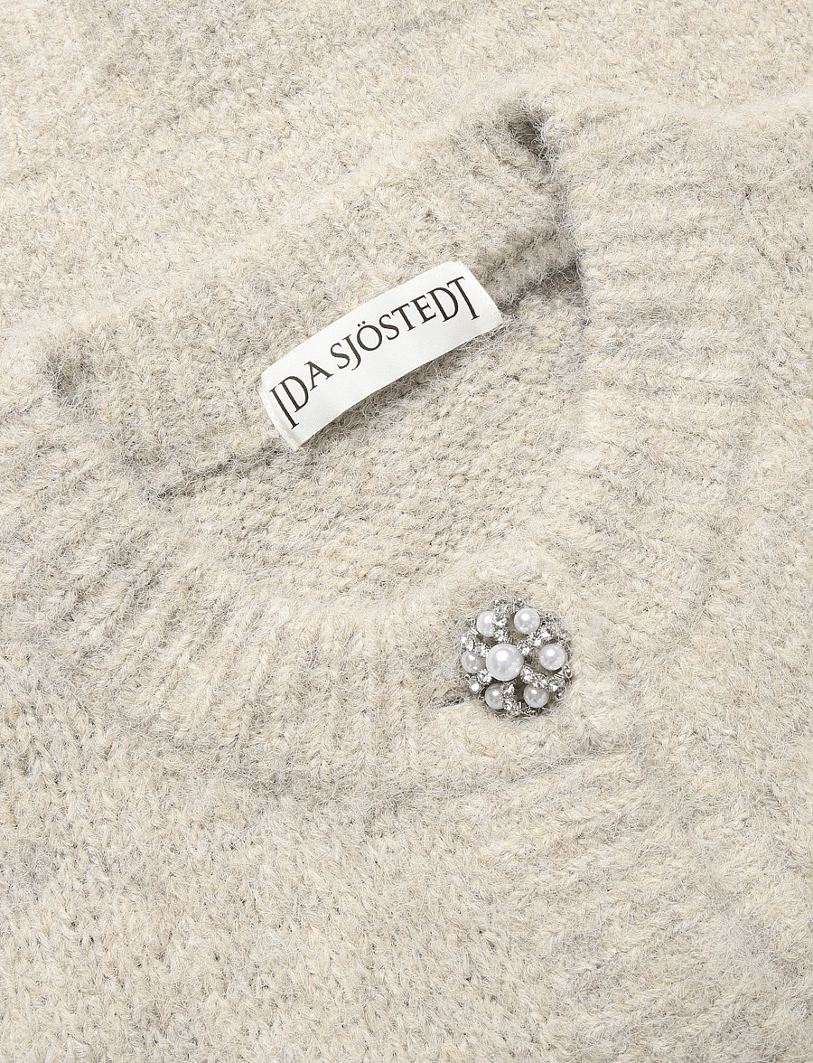 Ida Sjöstedt - JADEN CARDIGAN - kardiganid - light beige - 3