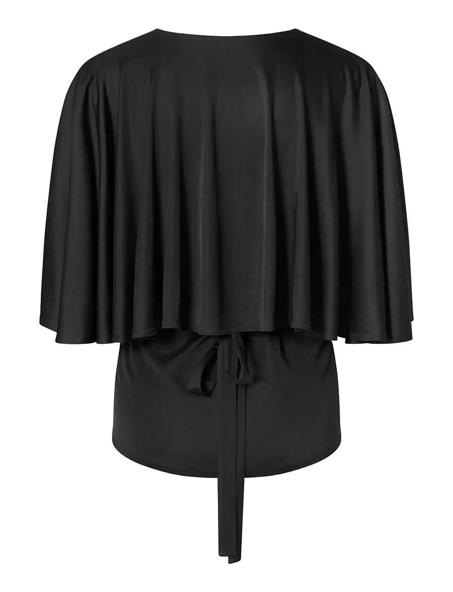 Ida Sjöstedt - GAIA TOP - kortærmede bluser - black - 2