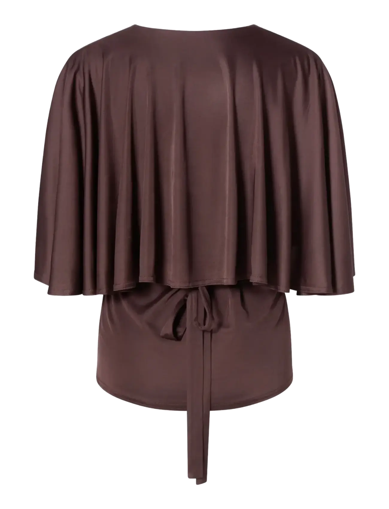 Ida Sjöstedt - GAIA TOP - short-sleeved blouses - dark brown - 2