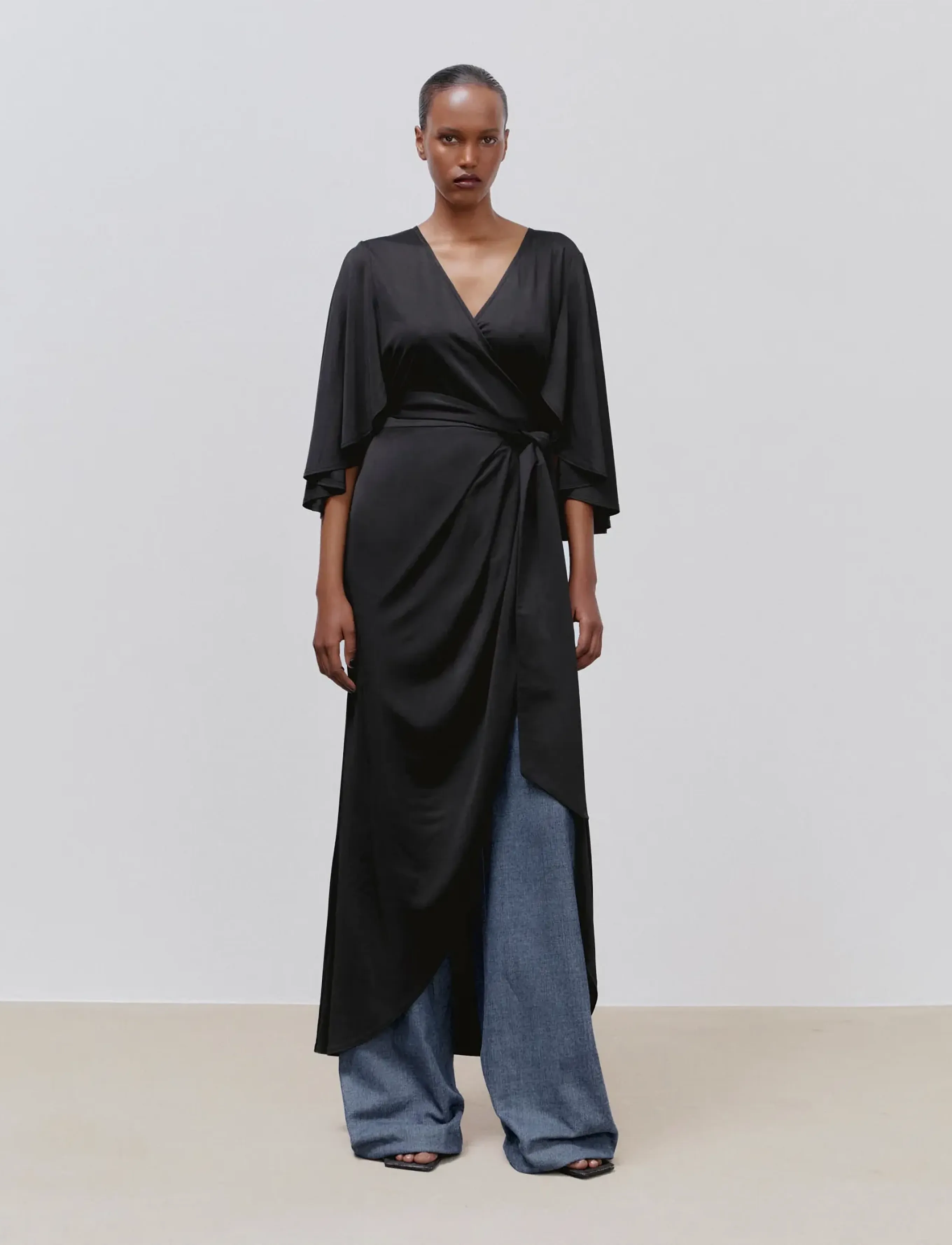 Ida Sjöstedt CYNTHIA DRESS - Erilised sündmused - BLACK / black