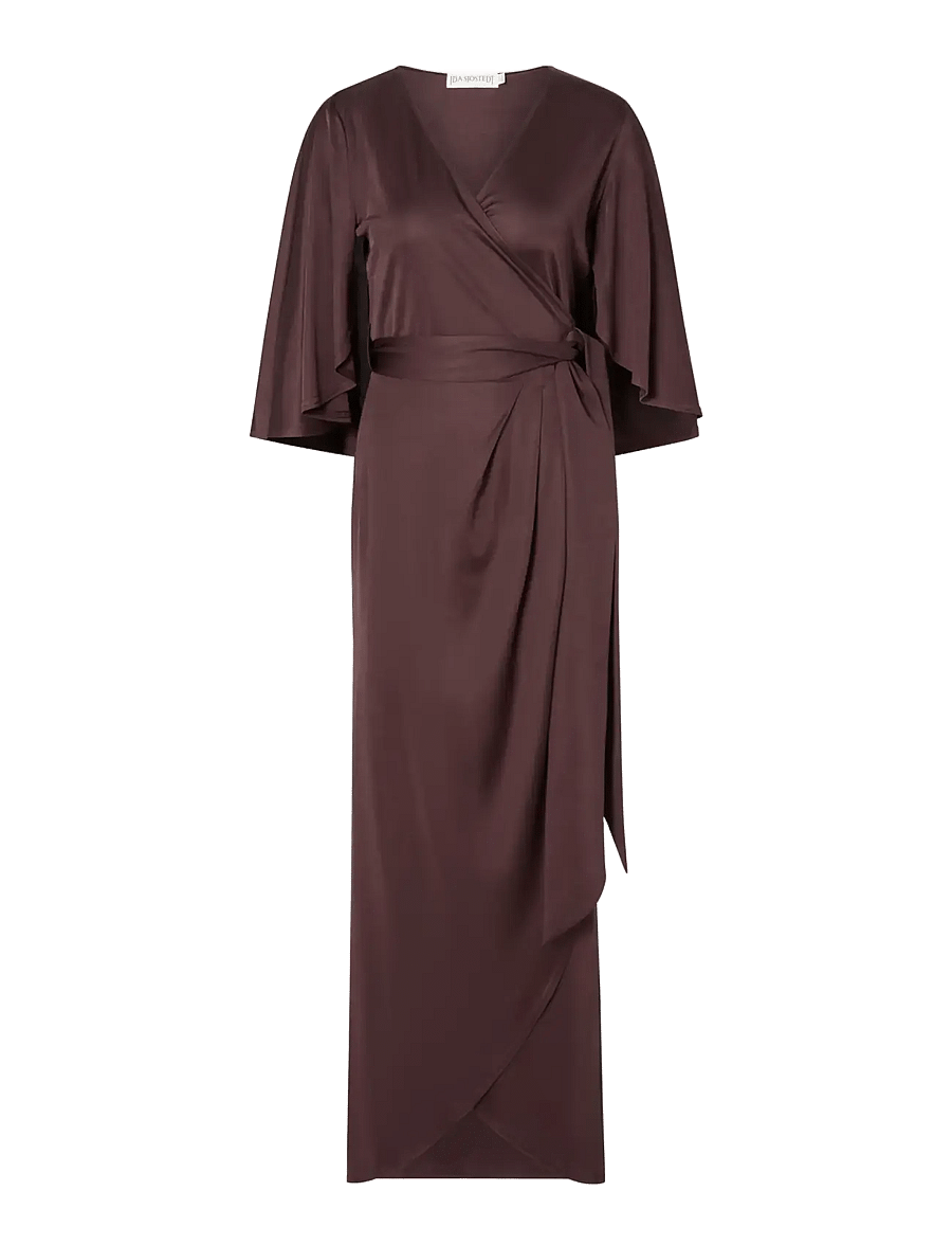 Ida Sjöstedt - CYNTHIA DRESS - Õhtukleidid - dark brown - 1