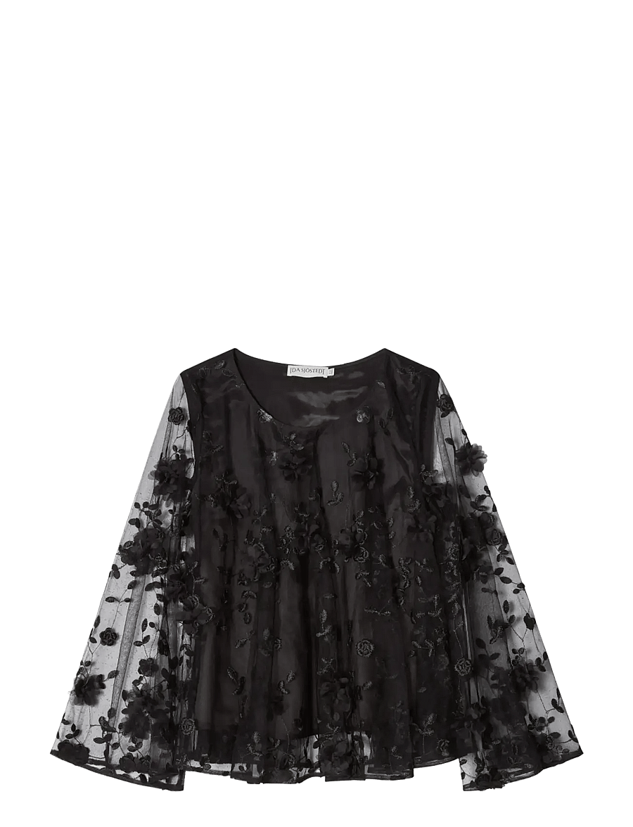 Ida Sjöstedt - SAMANTHA TOP - langärmelige blusen - black - 1