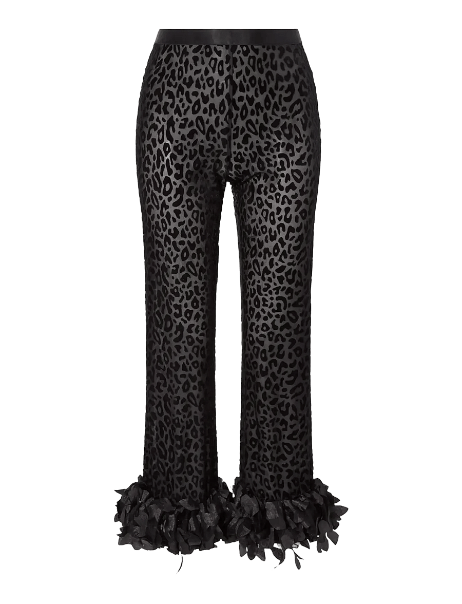 Ida Sjöstedt - FOXY TROUSERS - hose mit geradem bein - black - 1