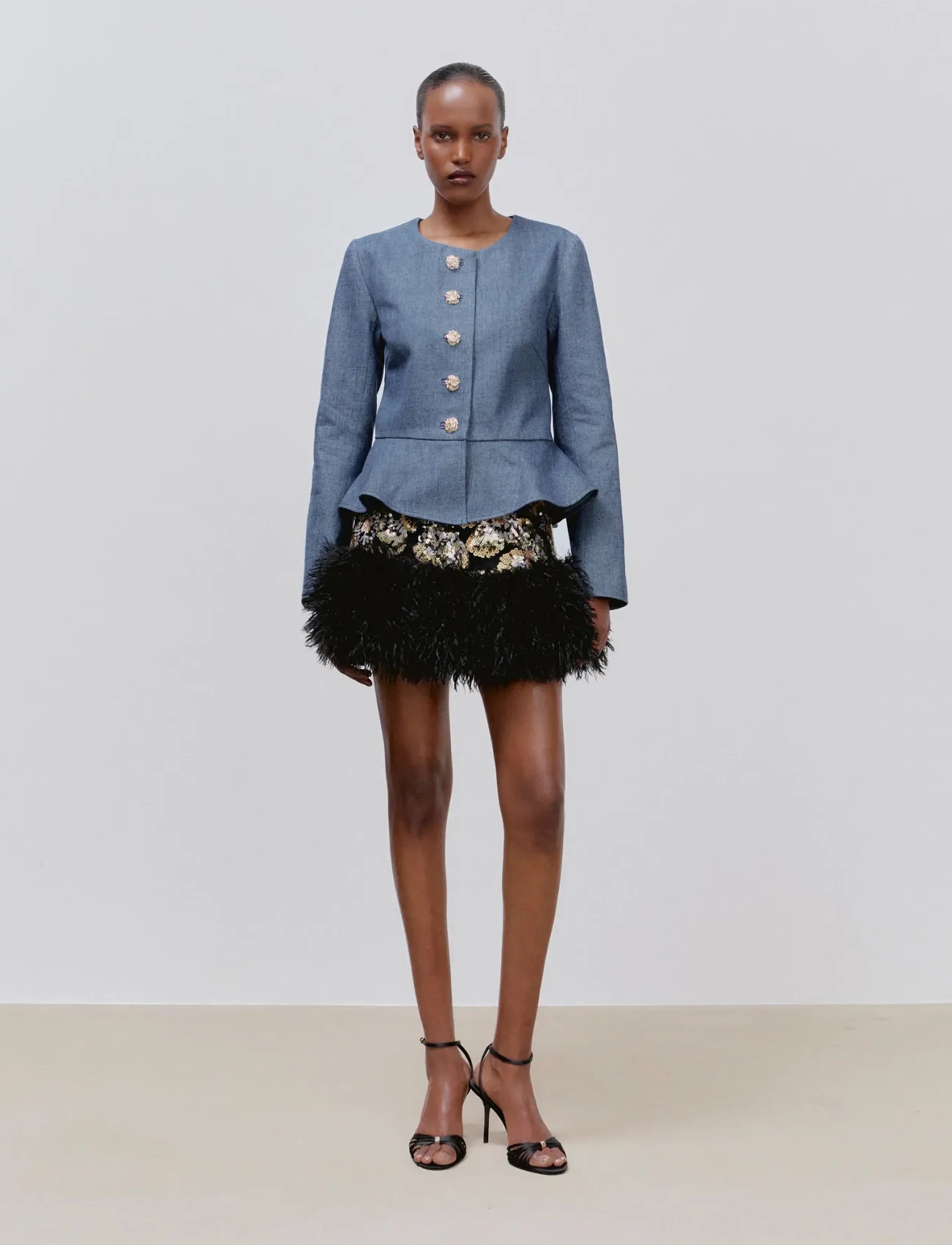 Ida Sjöstedt - EVIE JACKET - cropped blazers - blue rinse - 0