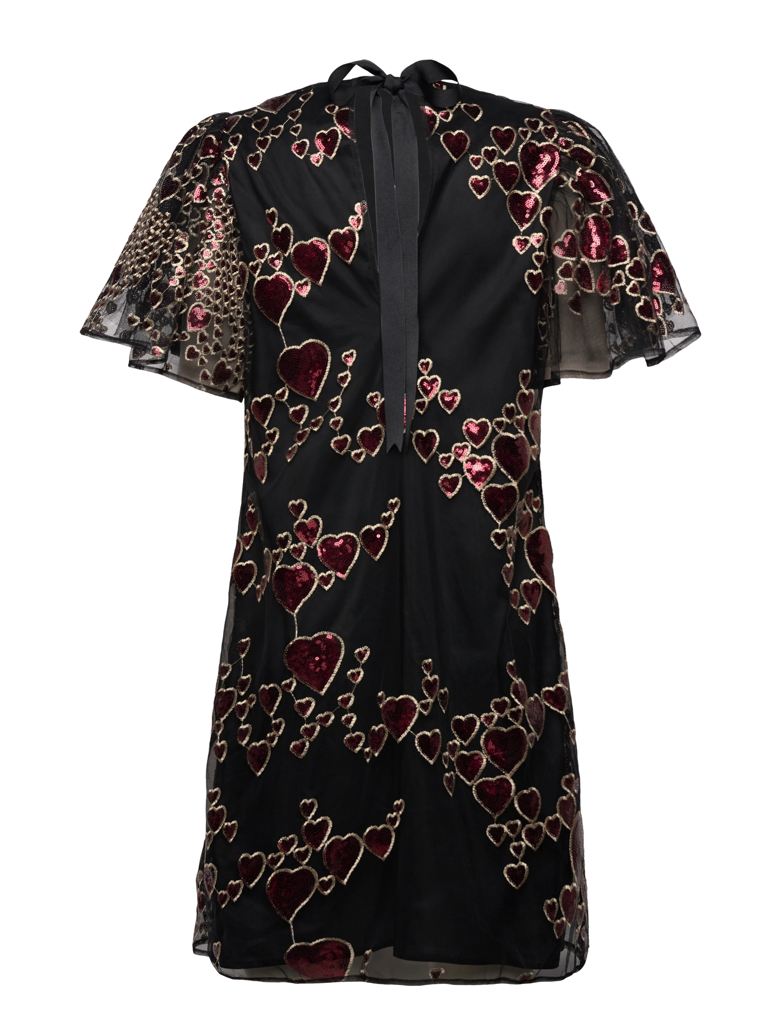 Ida Sjöstedt - 221 ANASTACIA DRESS - red gold sequin - 1