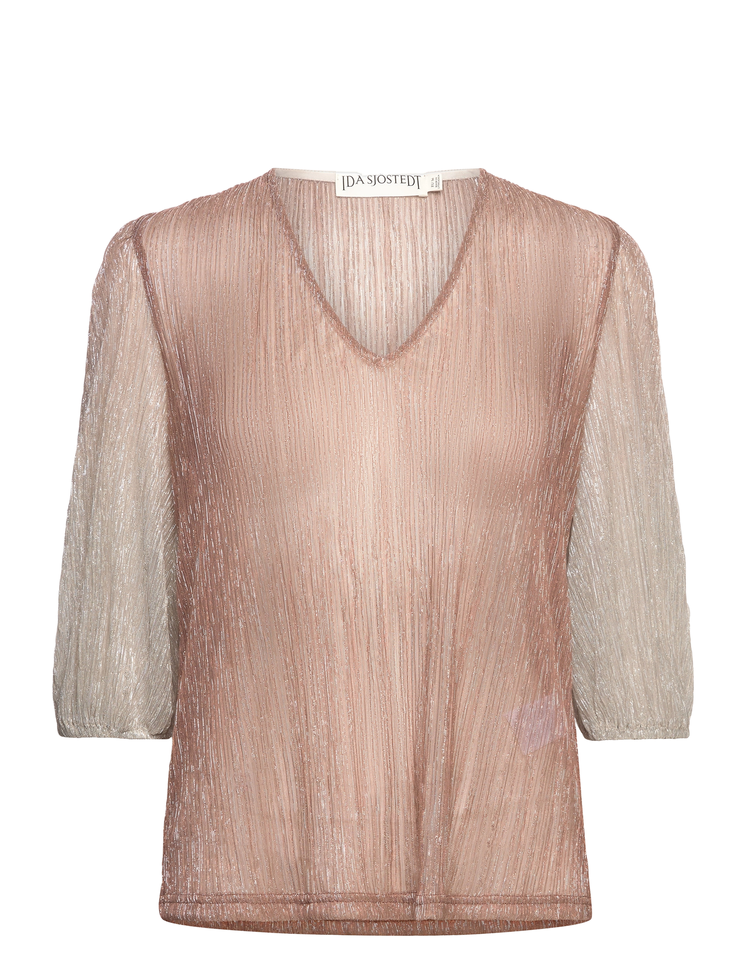 Ida Sjöstedt - 125 ASHLEY TOP - brown ombre metal - 1