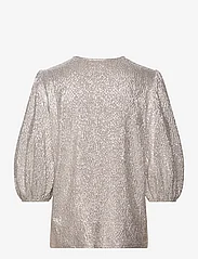 Ida Sjöstedt - 125 ASHLEY TOP - long-sleeved blouses - mushroom silver - 1