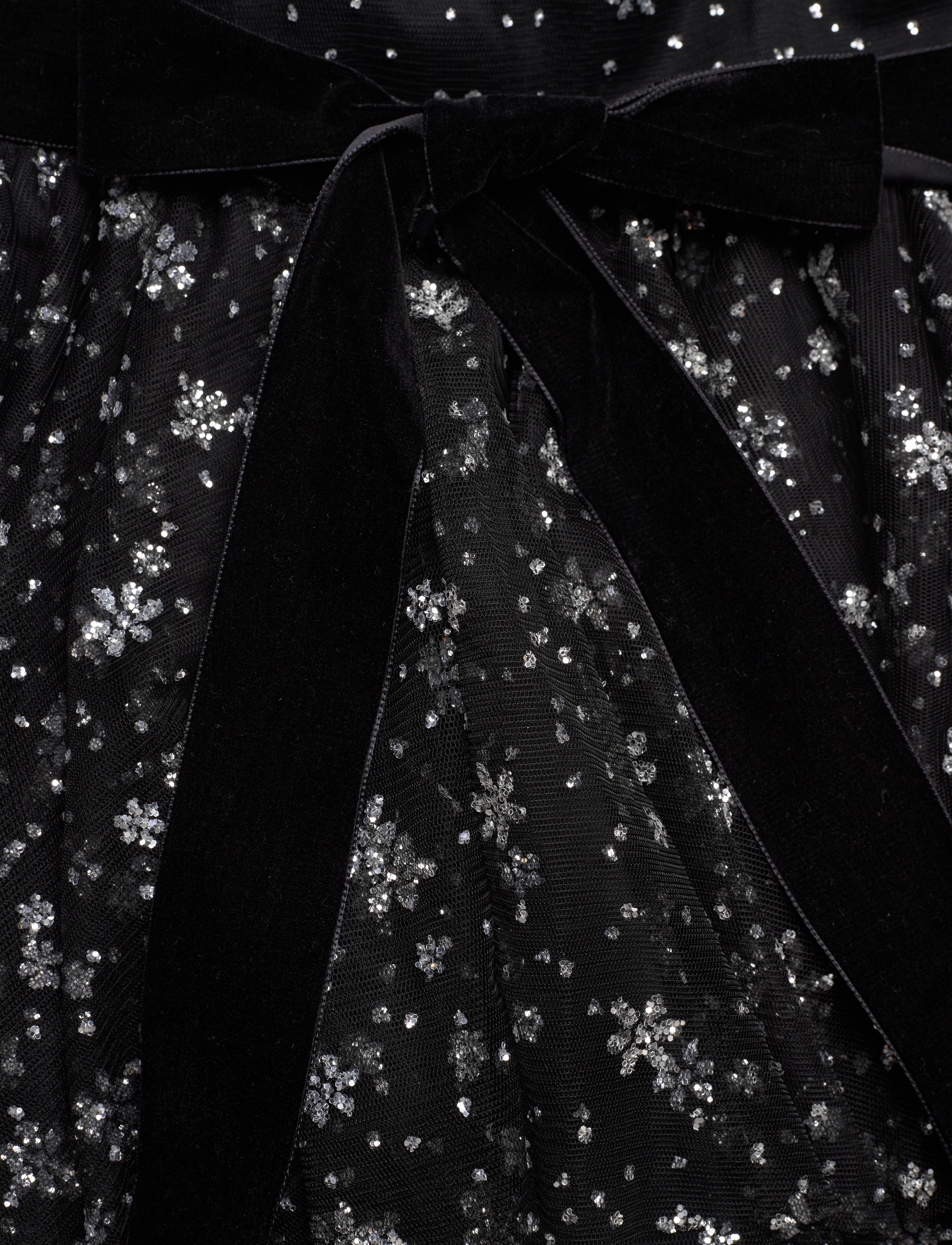 Ida Sjöstedt - AURORA DRESS - festkjoler - black/silver glitter - 4