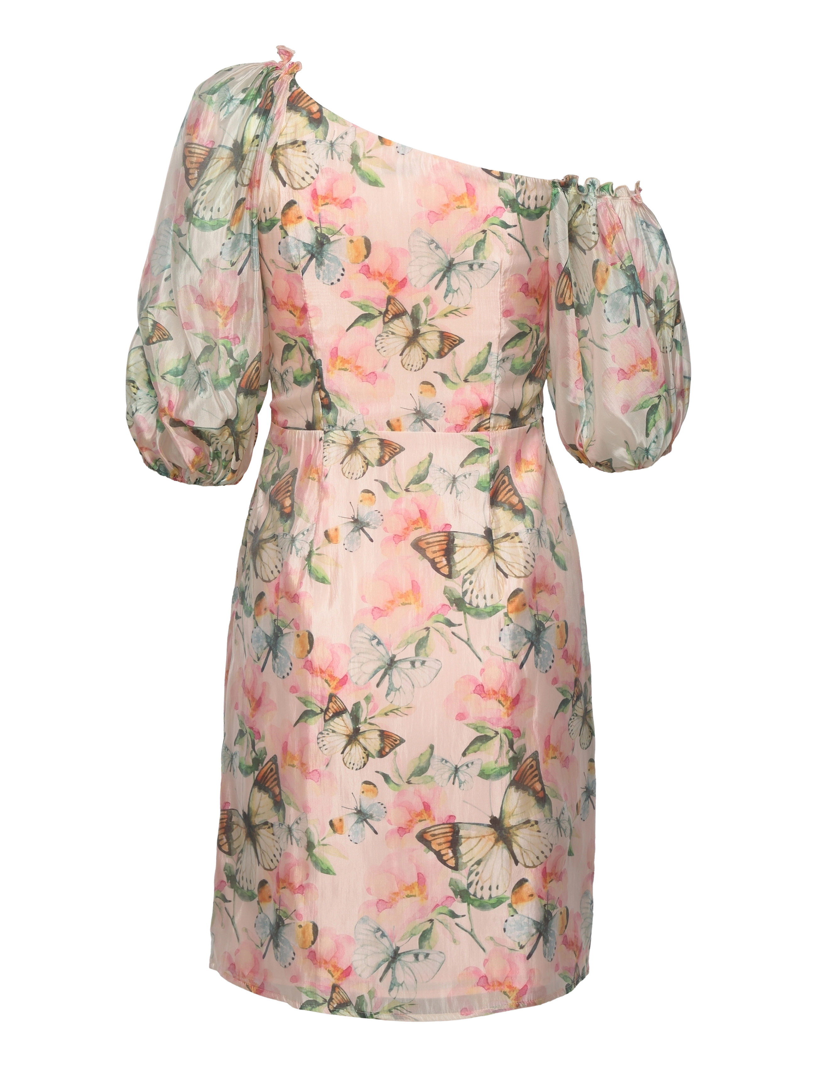 Ida Sjöstedt - Avenue Dress - pink floral butterfly - 1