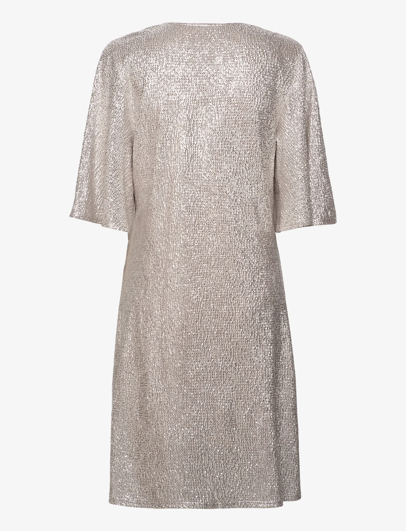 Ida Sjöstedt - 279 BEANIE DRESS - festkläder till outletpriser - mushroom silver - 1