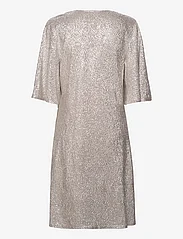 Ida Sjöstedt - 279 BEANIE DRESS - feestelijke kleding voor outlet-prijzen - mushroom silver - 1