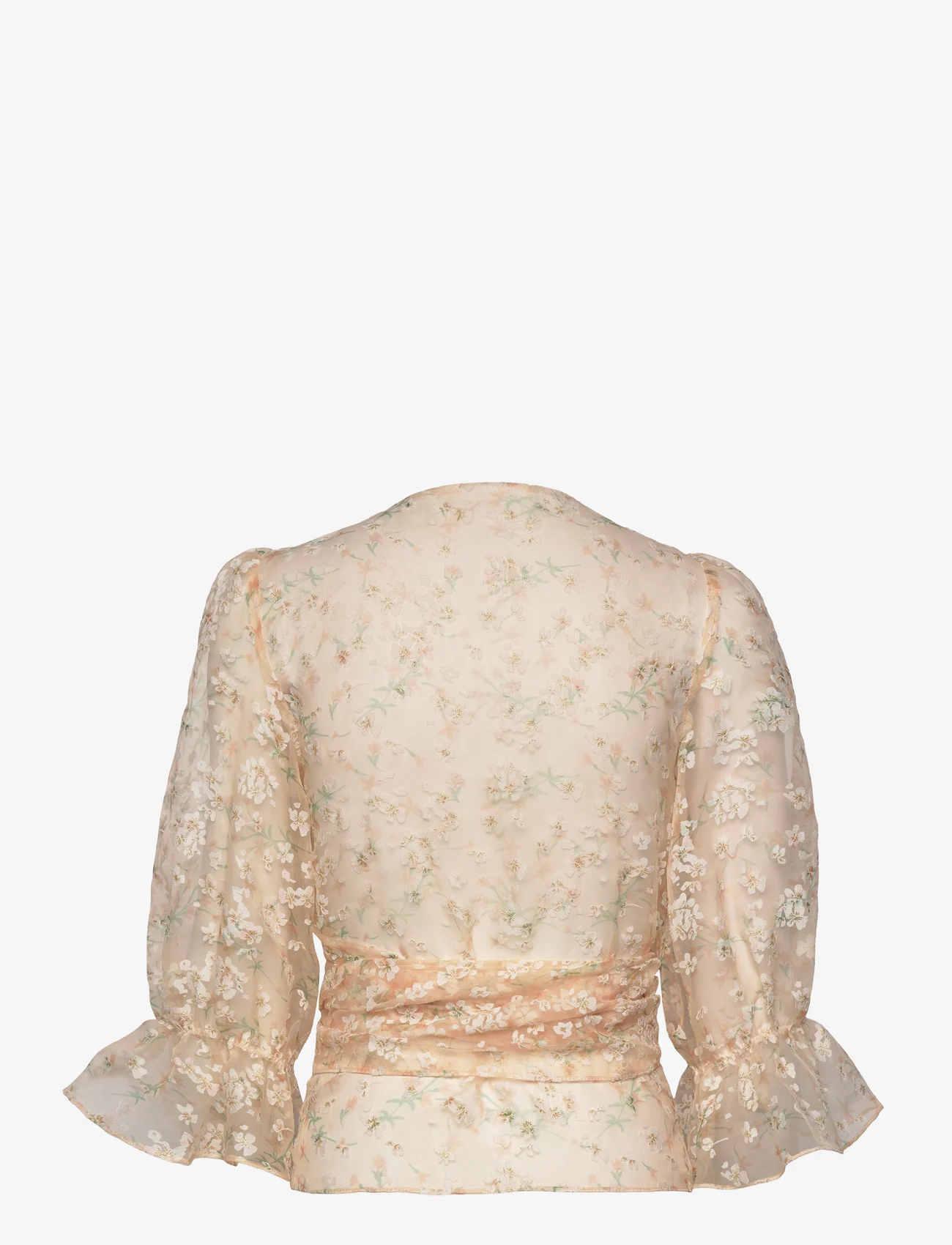 Ida Sjöstedt - BETHANY BLOUSE - blouses met lange mouwen - cream beige floral - 1