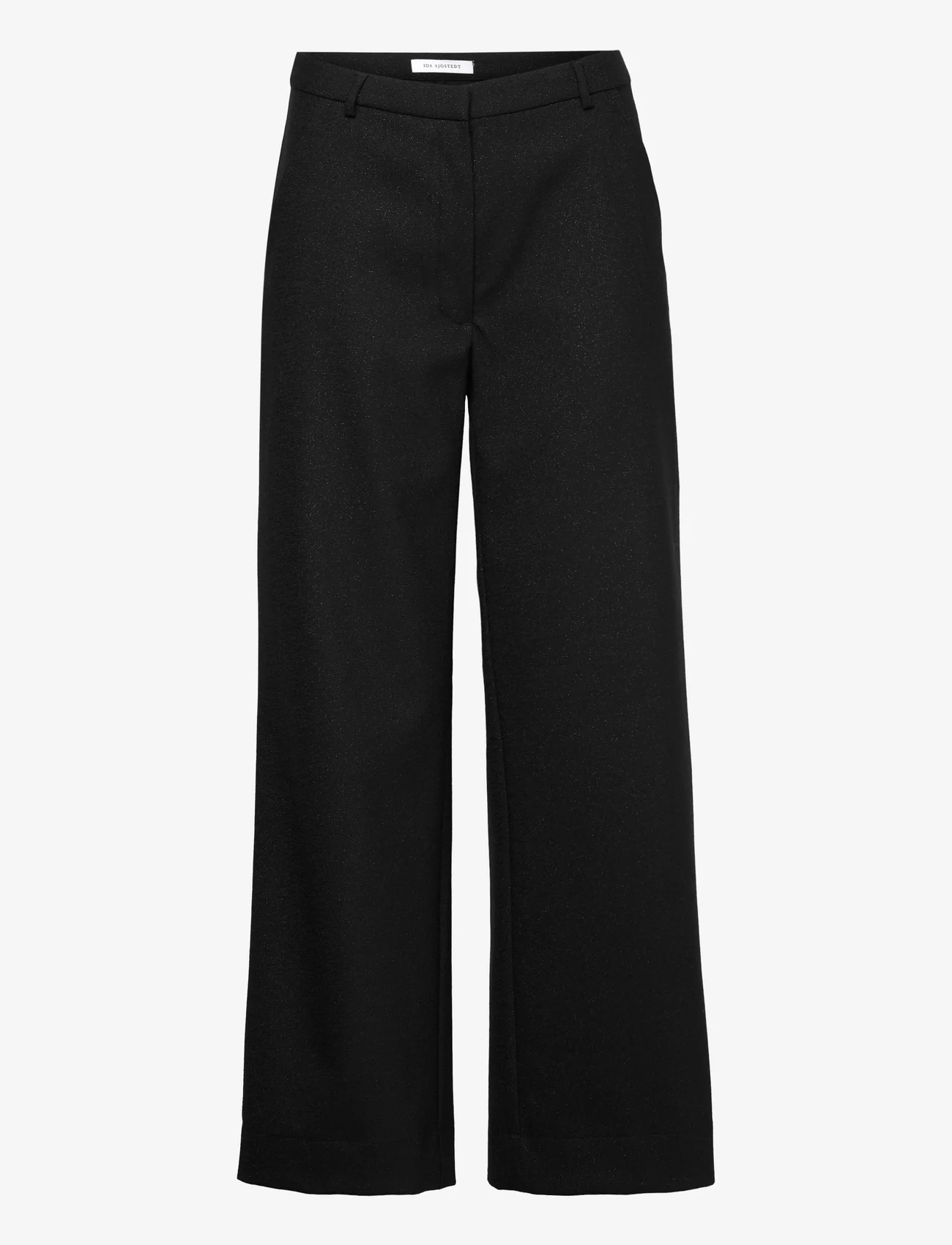 Ida Sjöstedt - BRIELLE TROUSERS - party wear at outlet prices - black glimmer - 0