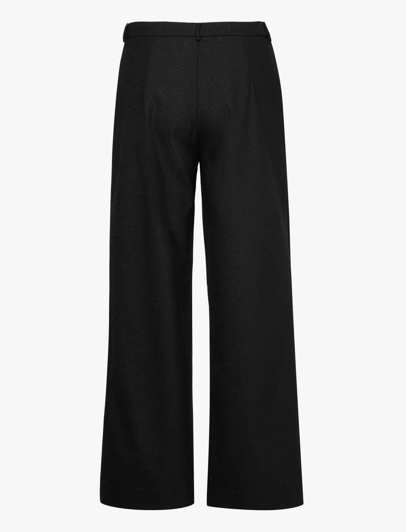 Ida Sjöstedt - BRIELLE TROUSERS - party wear at outlet prices - black glimmer - 1