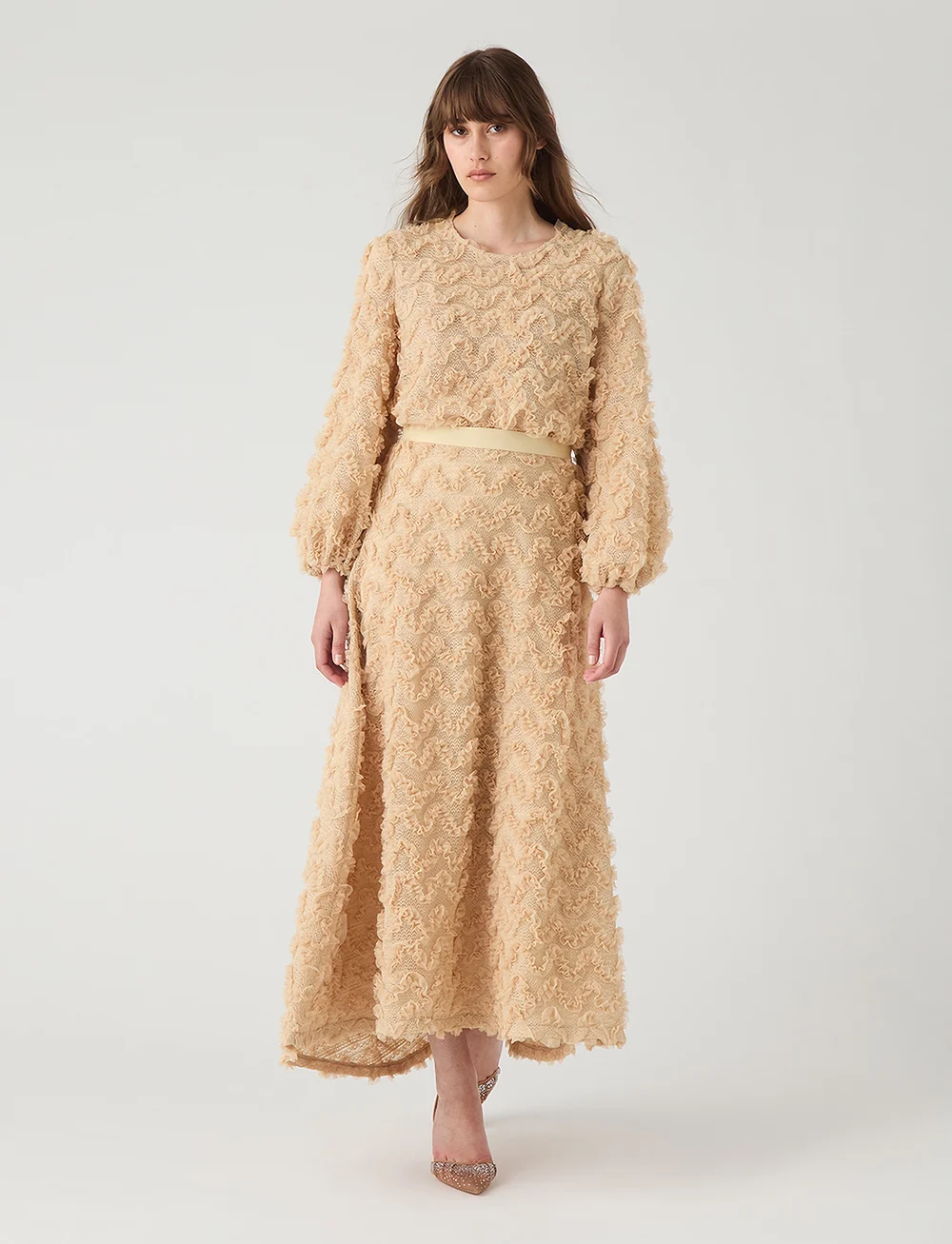 Ida Sjöstedt - 353 CARMEN SKIRT - maxi röcke - beige - 0
