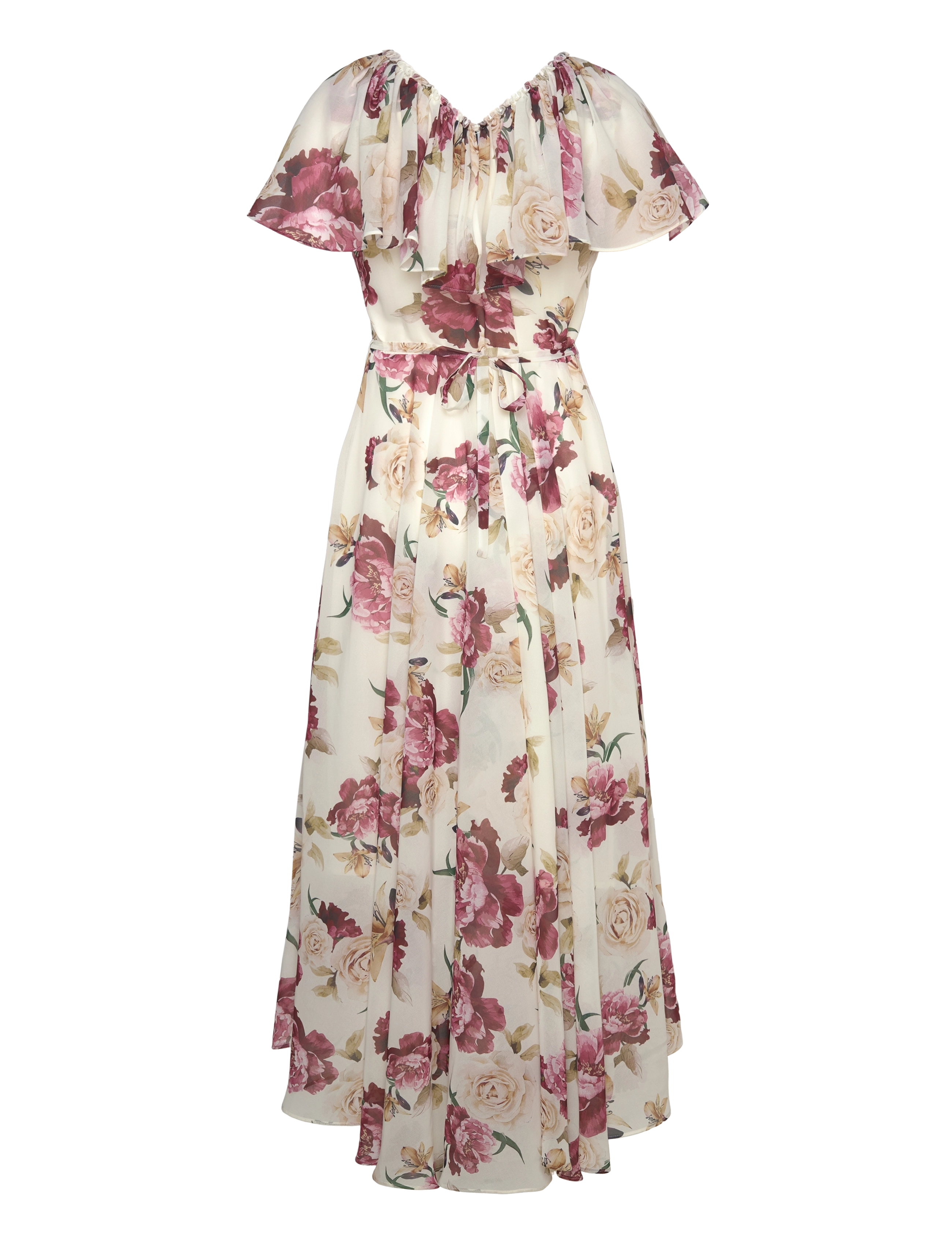Ida Sjöstedt - CAROLINE DRESS - sommerkjoler - creme red floral - 2