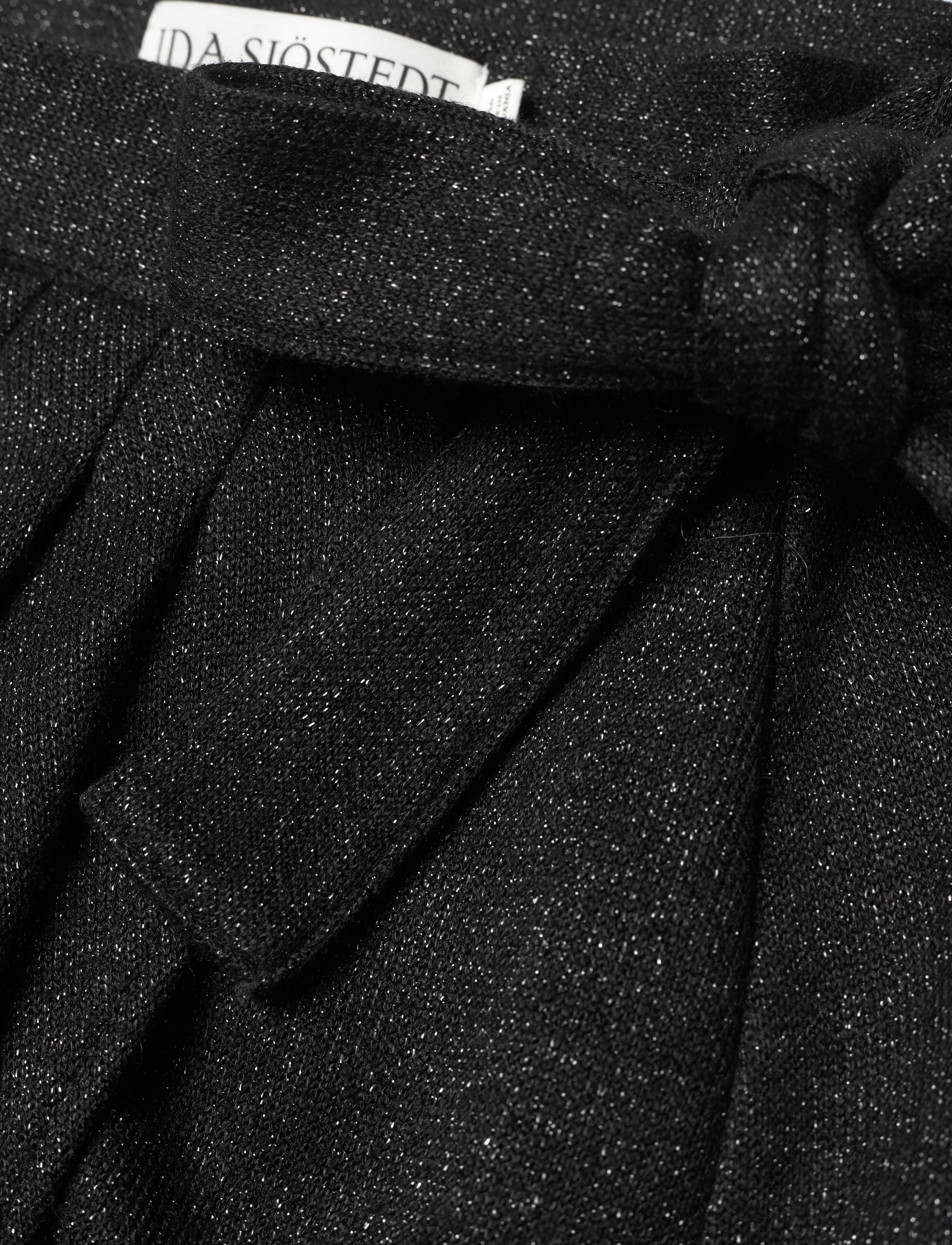 Ida Sjöstedt - CHELSIE KNIT SKIRT - slå-om-nederdele - black knit shimmer - 3