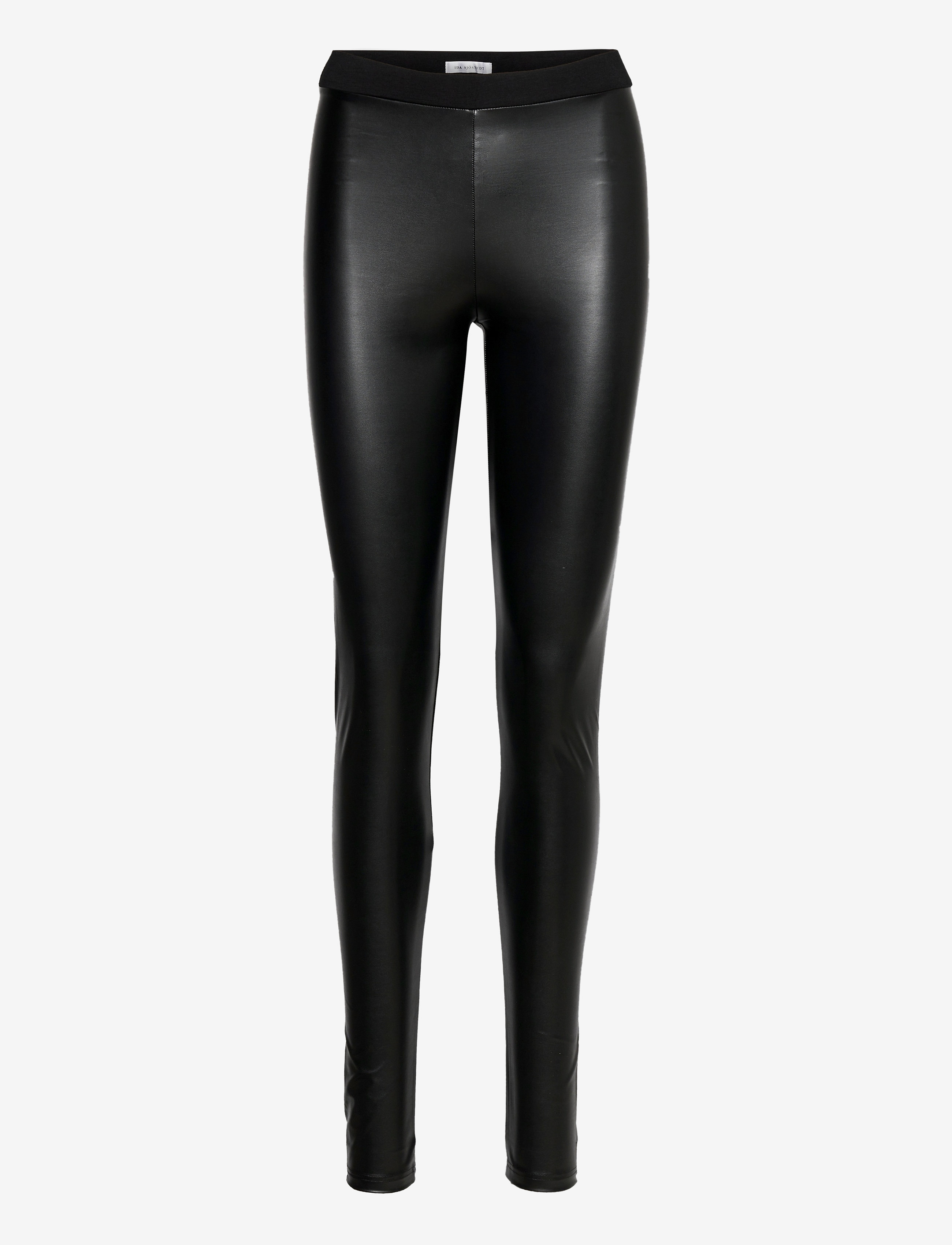 Ida Sjöstedt Dee Leggings, Kvinder, Kunstlæder Leggings, Sort, Str: 38