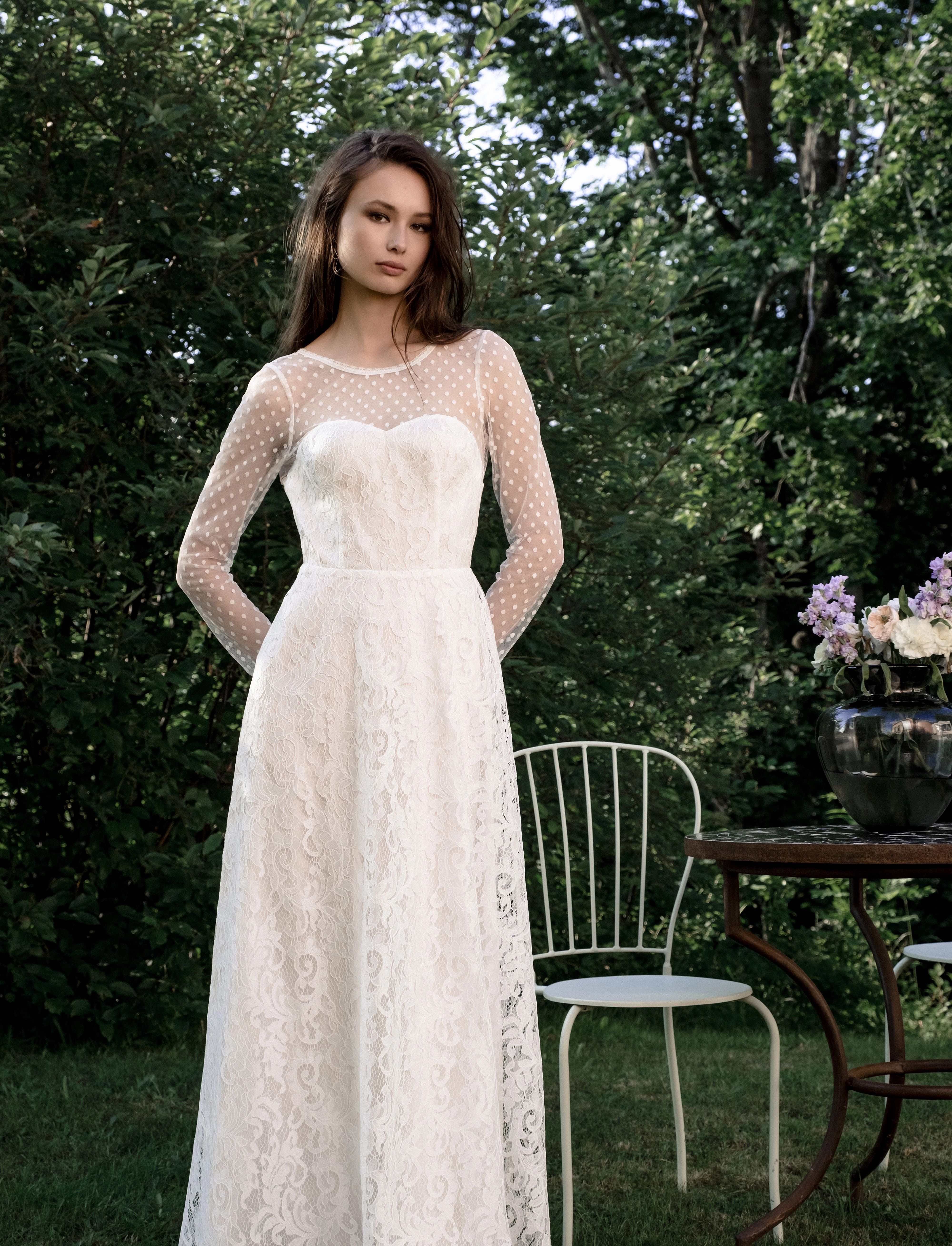 Ida Sjöstedt ELINE GOWN - Trouwjurken - IVORY / white