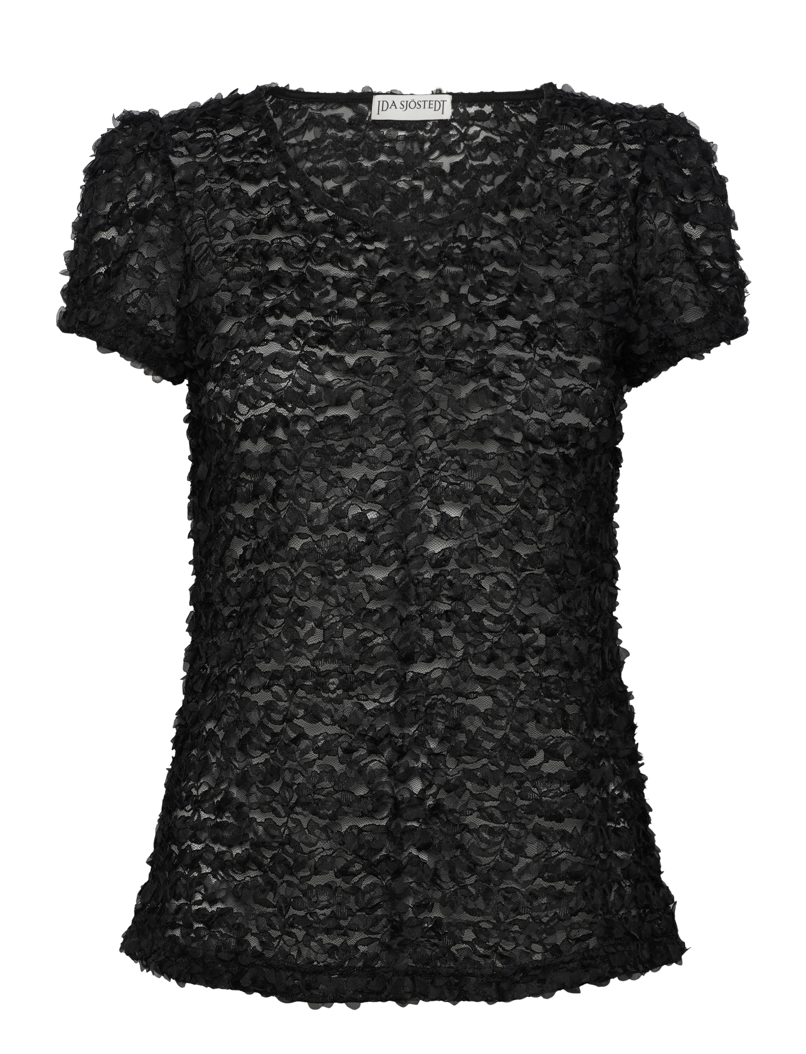 Ida Sjöstedt 242 EMILE TOP - Bluser - BLACK 3D / black