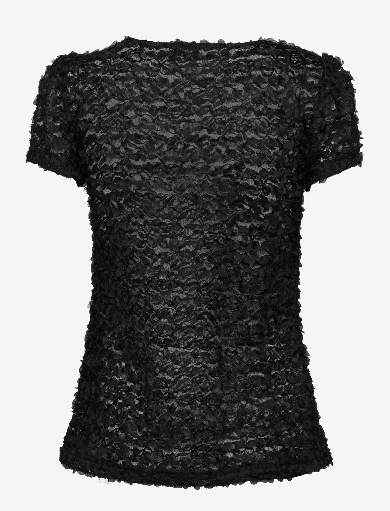 Ida Sjöstedt - 242 EMILE TOP - kortärmade blusar - black 3d - 2