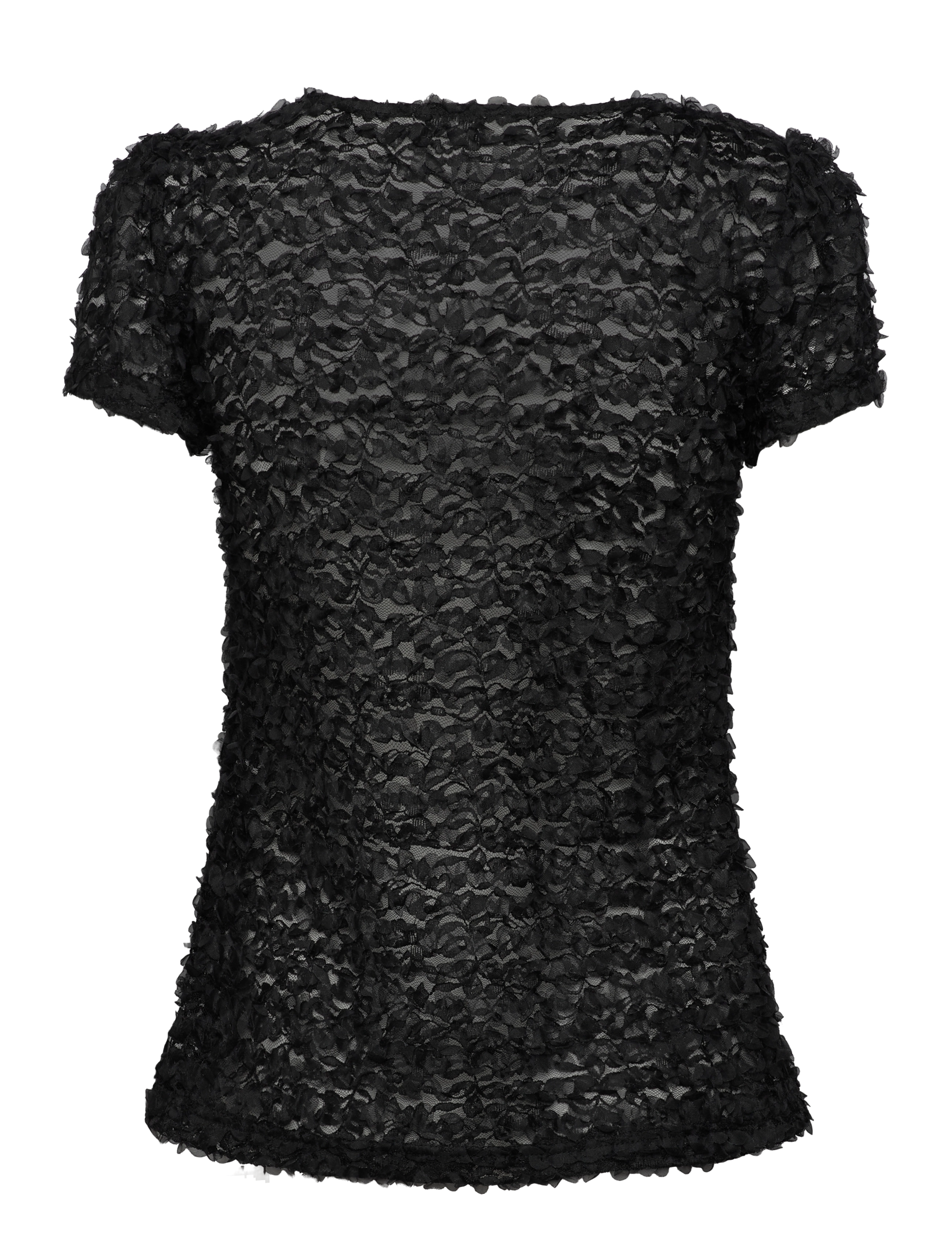 Ida Sjöstedt - 242 EMILE TOP - kurzärmelige blusen - black 3d - 2