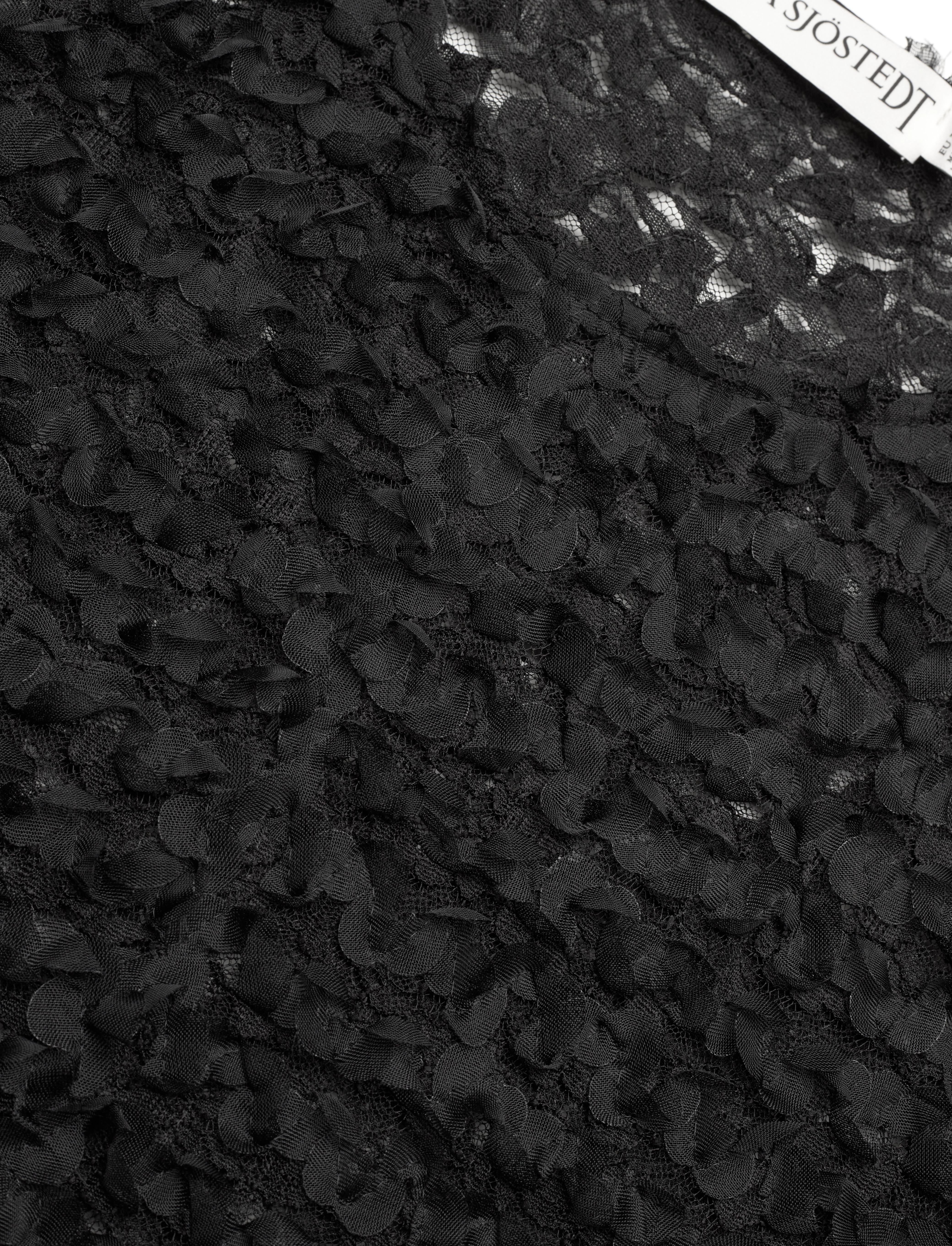 Ida Sjöstedt - 242 EMILE TOP - kurzärmelige blusen - black 3d - 3