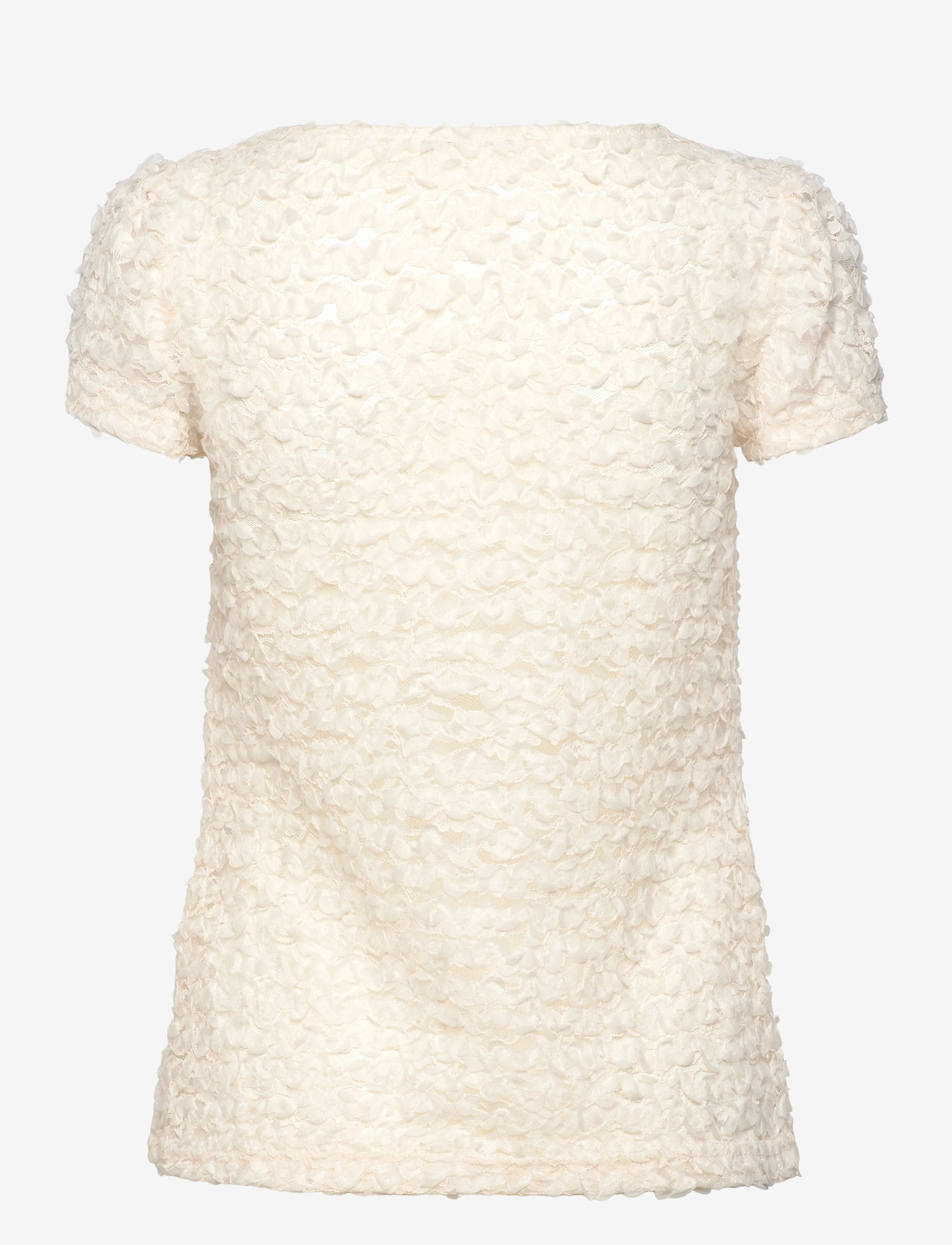 Ida Sjöstedt - EMILE TOP - kurzämlige blusen - creme white 3d - 2