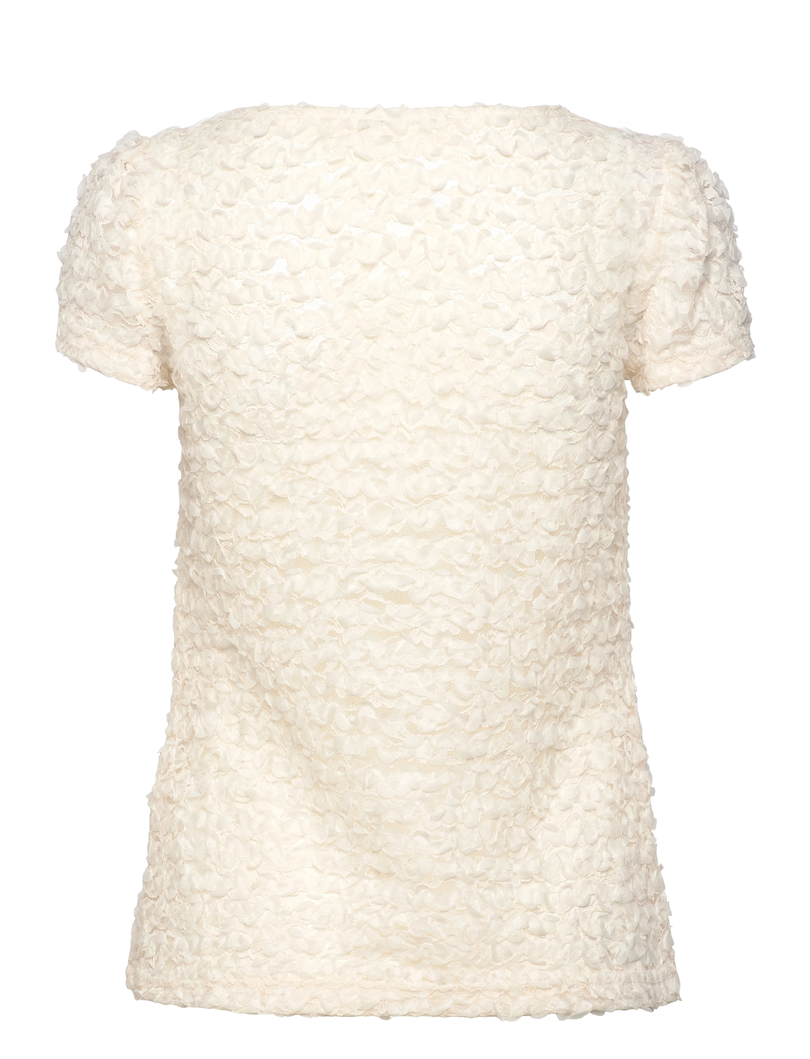 Ida Sjöstedt - 242 EMILE TOP - bluzki z krótkim rękawem - creme white 3d - 2