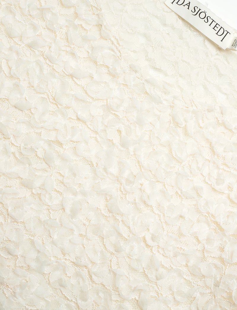 Ida Sjöstedt - 242 EMILE TOP - lyhythihaiset puserot - creme white 3d - 3