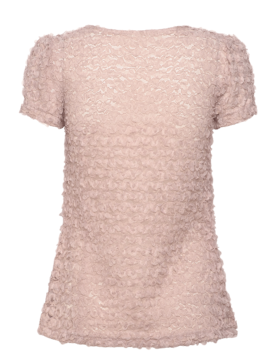 Ida Sjöstedt - 242 04 EMILE TOP - kortärmade blusar - dusty pink 3d - 2