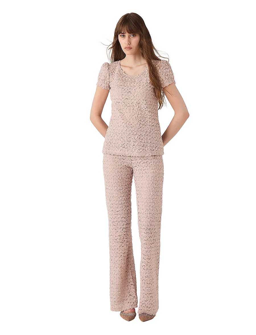 Ida Sjöstedt - 242 04 EMILE TOP - kortärmade blusar - dusty pink 3d - 0