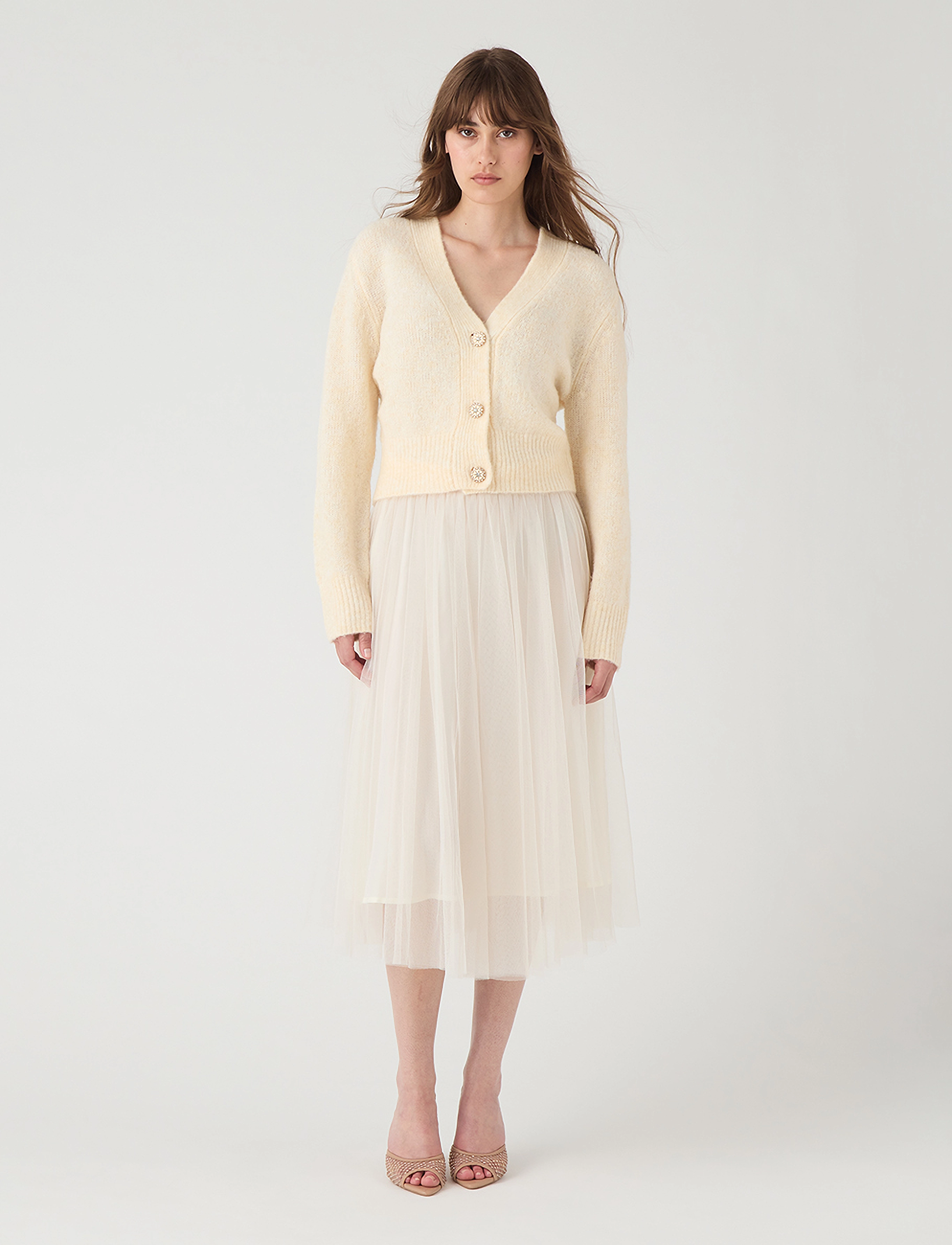 Ida Sjöstedt FLAWLESS SKIRT - Nederdele - CREAM / white