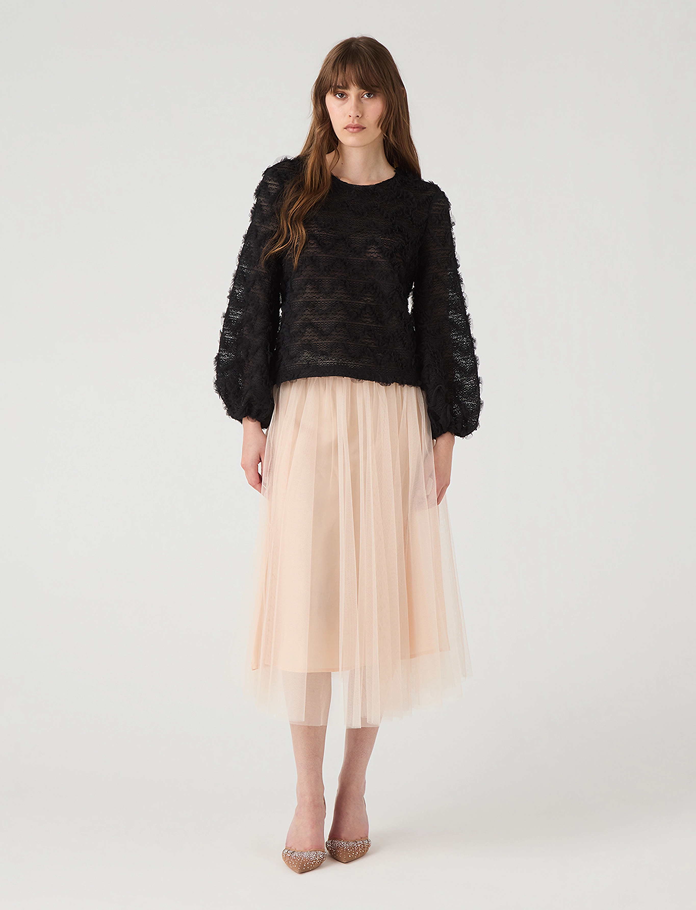Ida Sjöstedt Flawless Skirt, Kvinder, Tylskørt, Beige, Str: 42