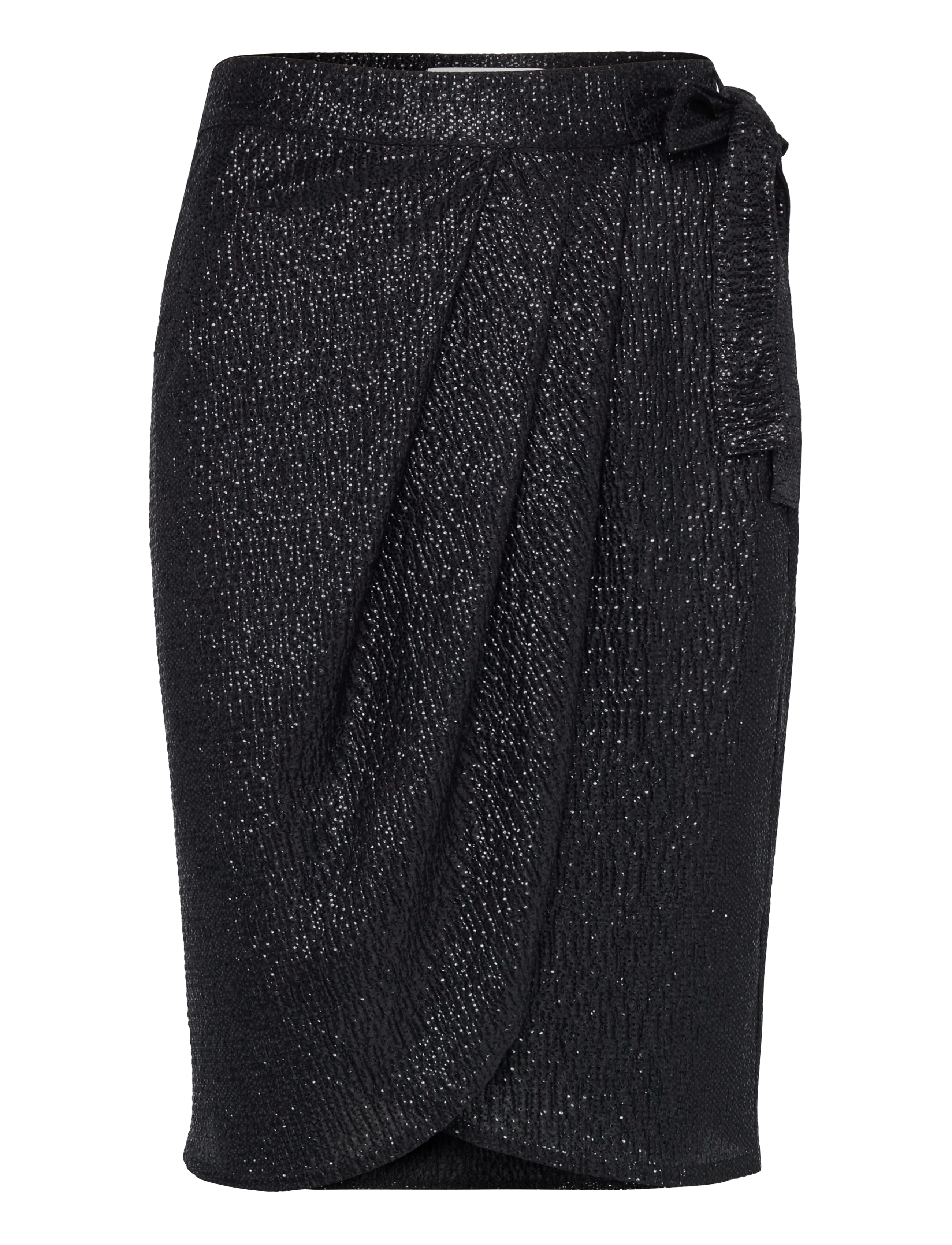 Ida Sjöstedt 280 FRANKIE SKIRT - Slå-om-nederdele - BLACK SHIMMER / black