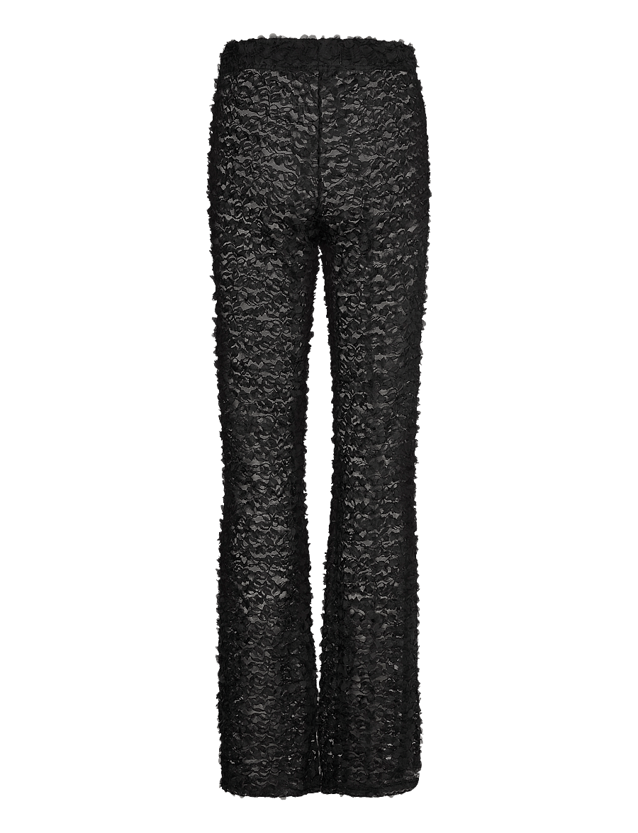 Ida Sjöstedt - 367 01 GINA TROUSERS - flare bukser - black - 2