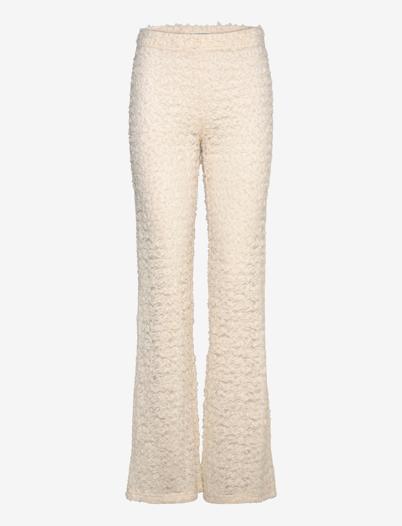 Ida Sjöstedt - 367 01 GINA TROUSERS - utsvängda byxor - creme white - 1