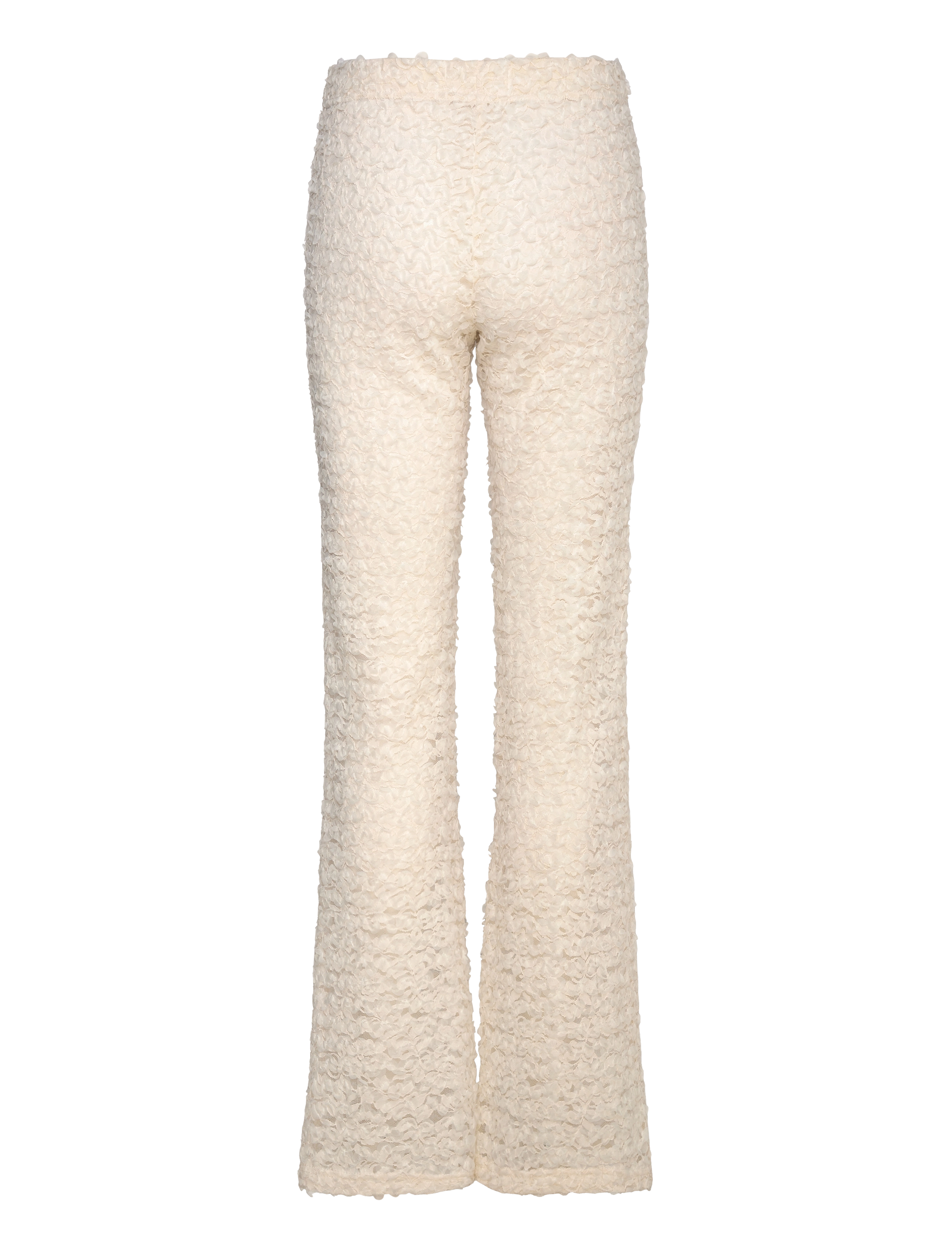 Ida Sjöstedt - 367 01 GINA TROUSERS - flare bukser - creme white - 2