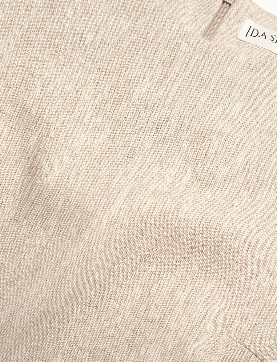 Ida Sjöstedt - 363 01 HANNAH DRESS - natural linen - 3