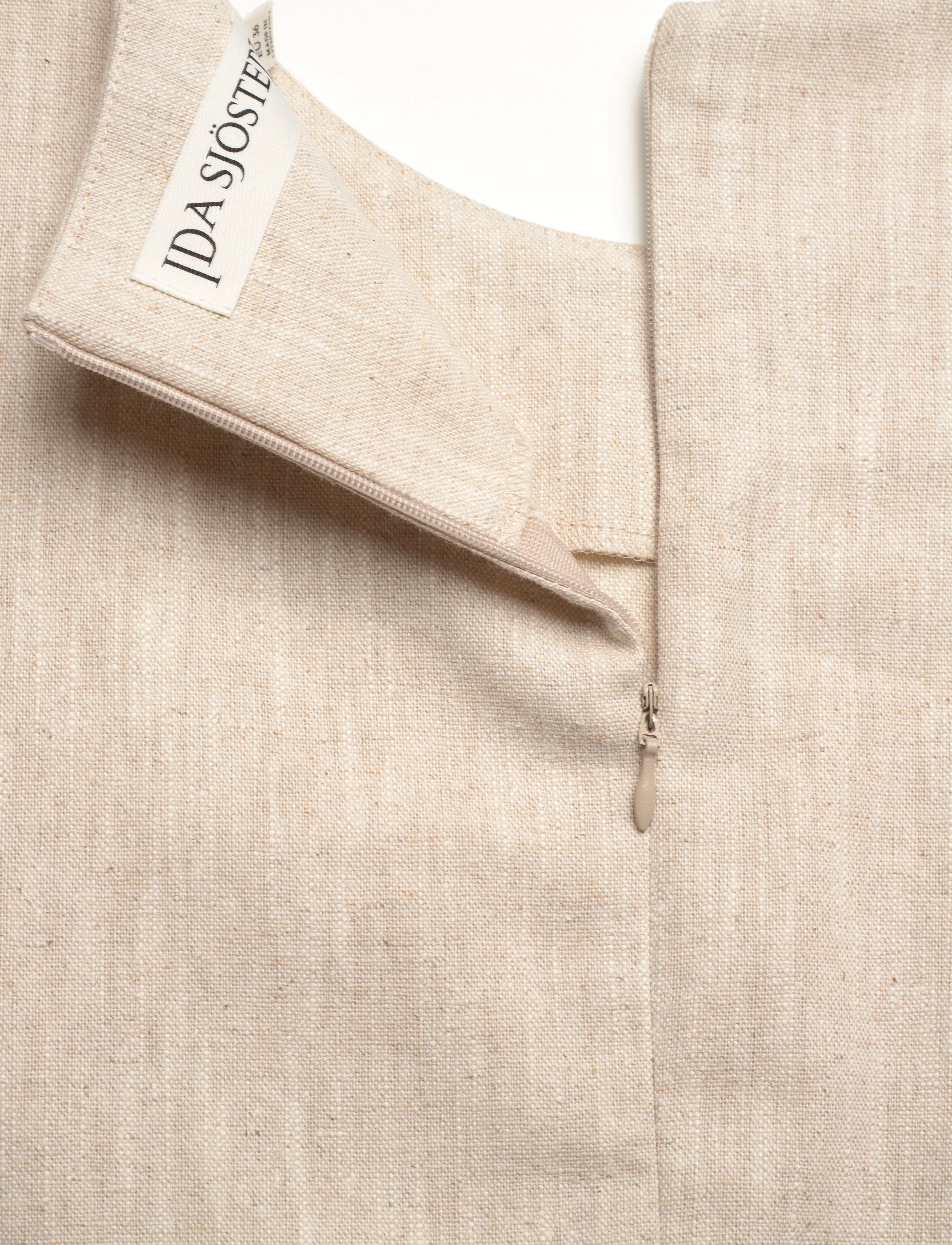 Ida Sjöstedt - 363 01 HANNAH DRESS - natural linen - 4