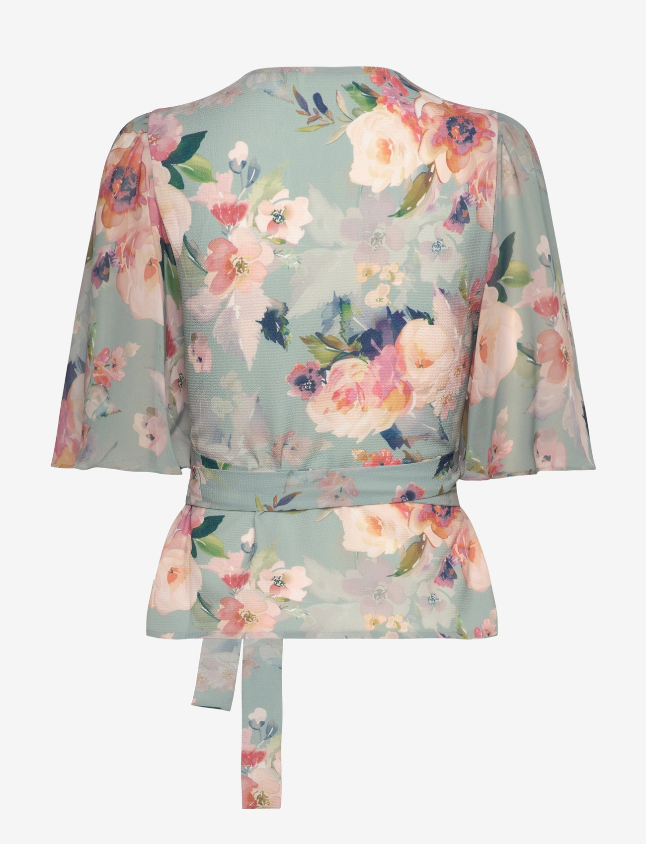 Ida Sjöstedt - 358 HARPER BLOUSE - lyhythihaiset puserot - pastel floral - 1