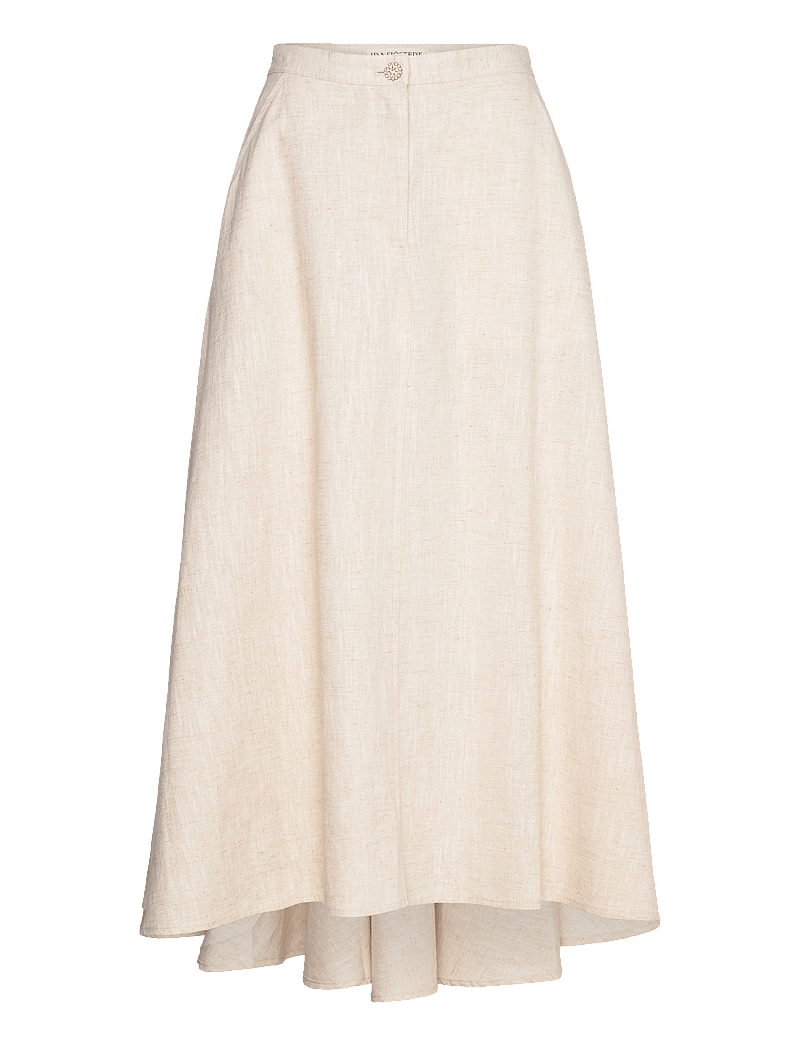 Ida Sjöstedt - 362 01 HAVEN SKIRT - midi nederdele - natural linen - 1