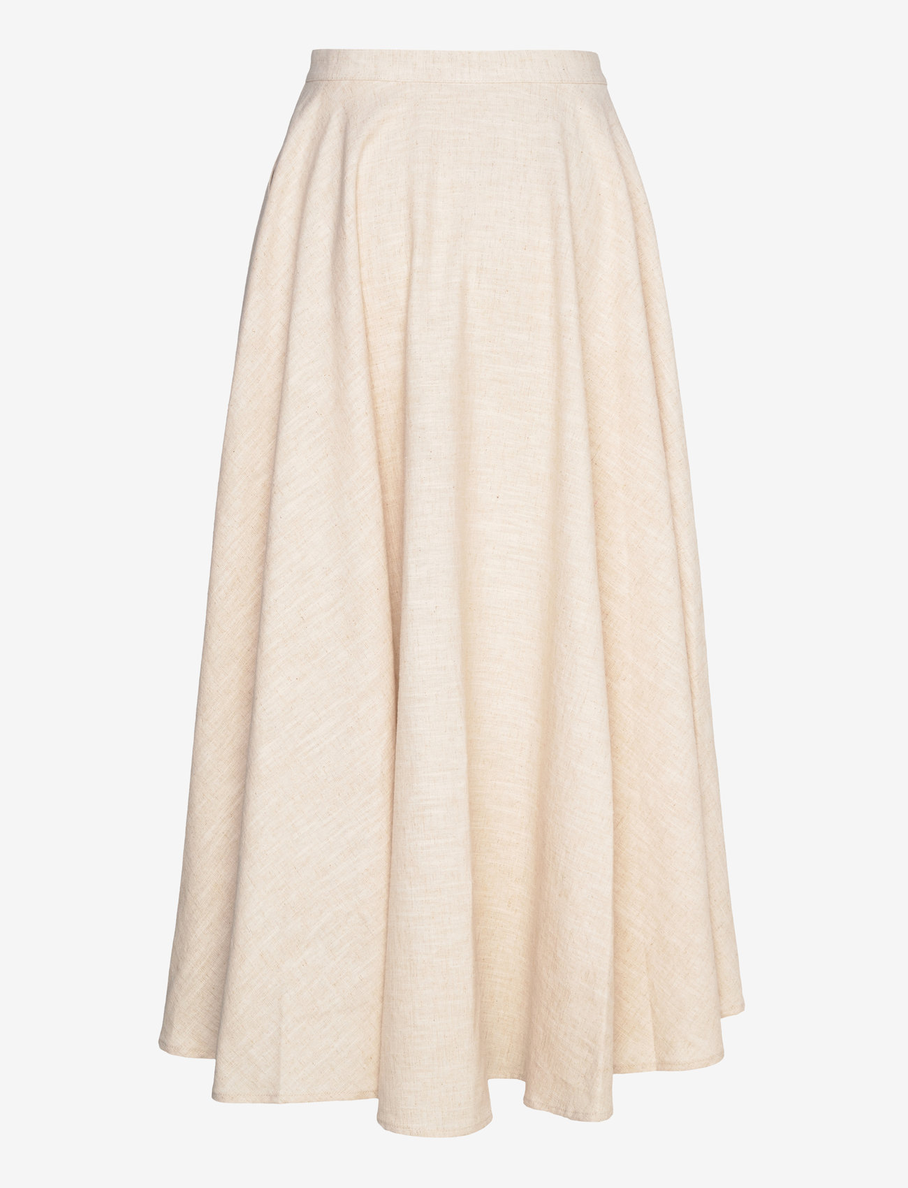 Ida Sjöstedt - 362 01 HAVEN SKIRT - midi nederdele - natural linen - 2