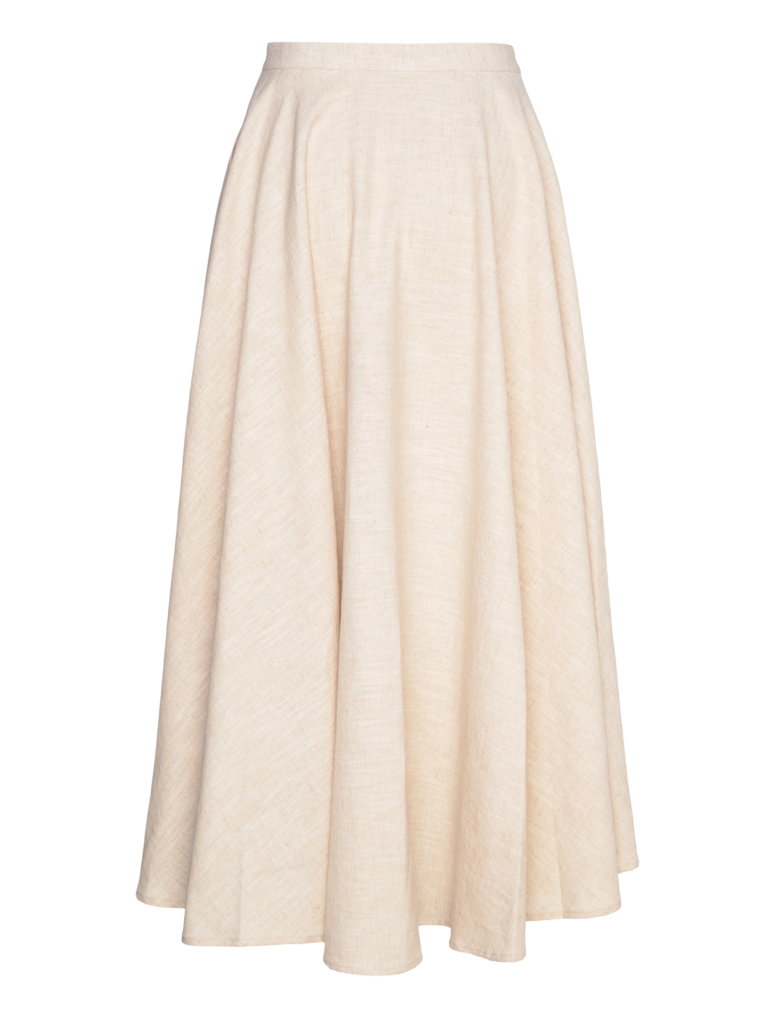 Ida Sjöstedt - 362 01 HAVEN SKIRT - natural linen - 2