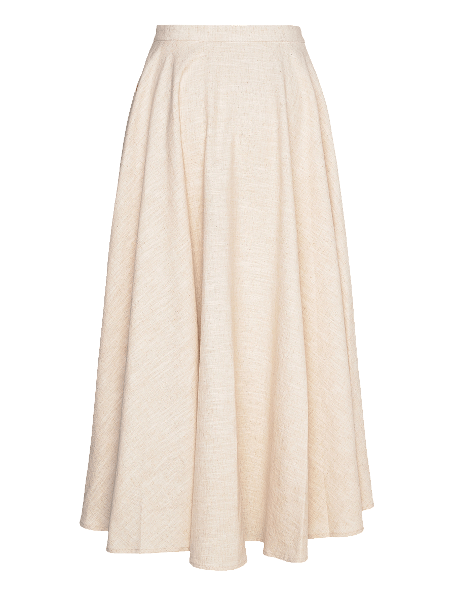 Ida Sjöstedt - 362 01 HAVEN SKIRT - natural linen - 2