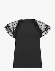 Ida Sjöstedt - ISLA TOP - blouses met korte mouwen - black dot - 2