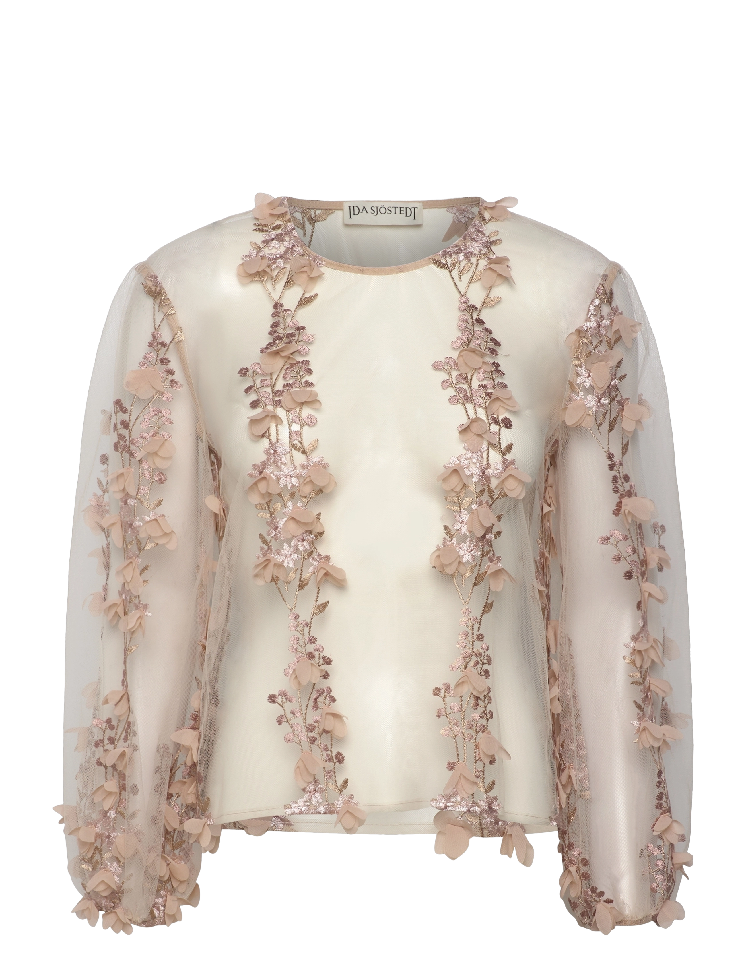 IDA SJÖSTEDT 347 02 Jenny Embroidery Oberteil Pink - 40 - Damen
