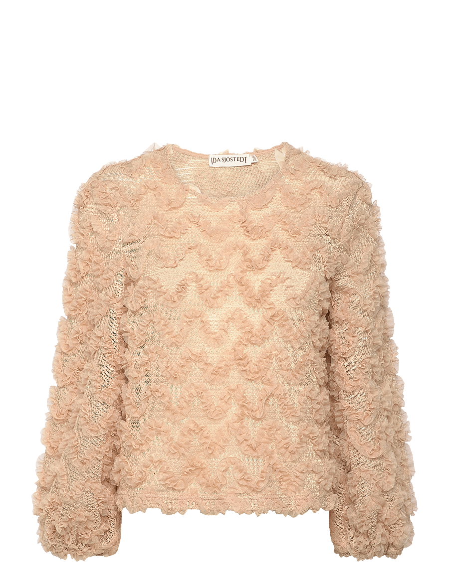 Ida Sjöstedt - 347 01 JENNY TOP - bluser - beige - 1