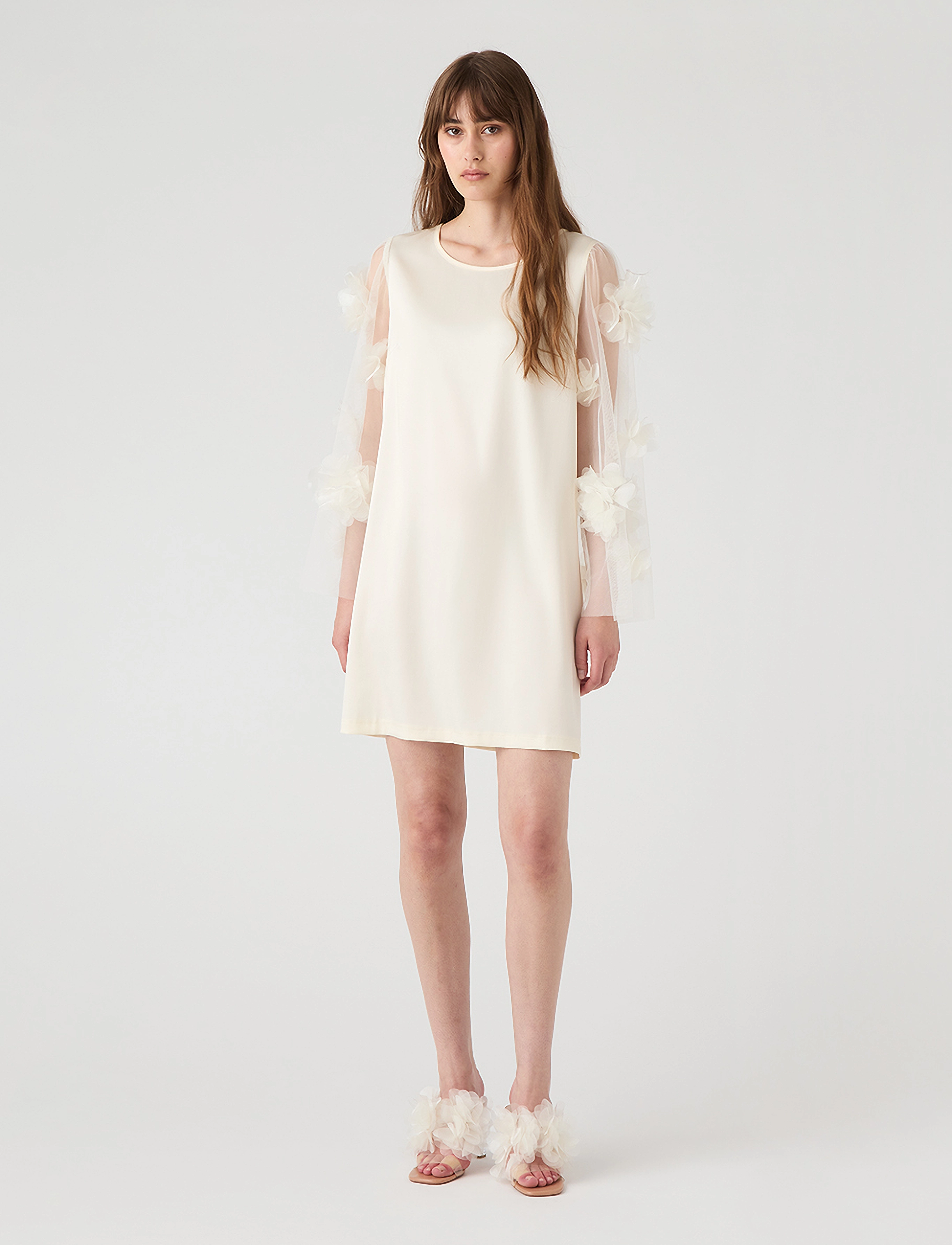 Ida Sjöstedt 372 Jess Dress, 38, Cream, Kjoler > Kort Kjole, Dame