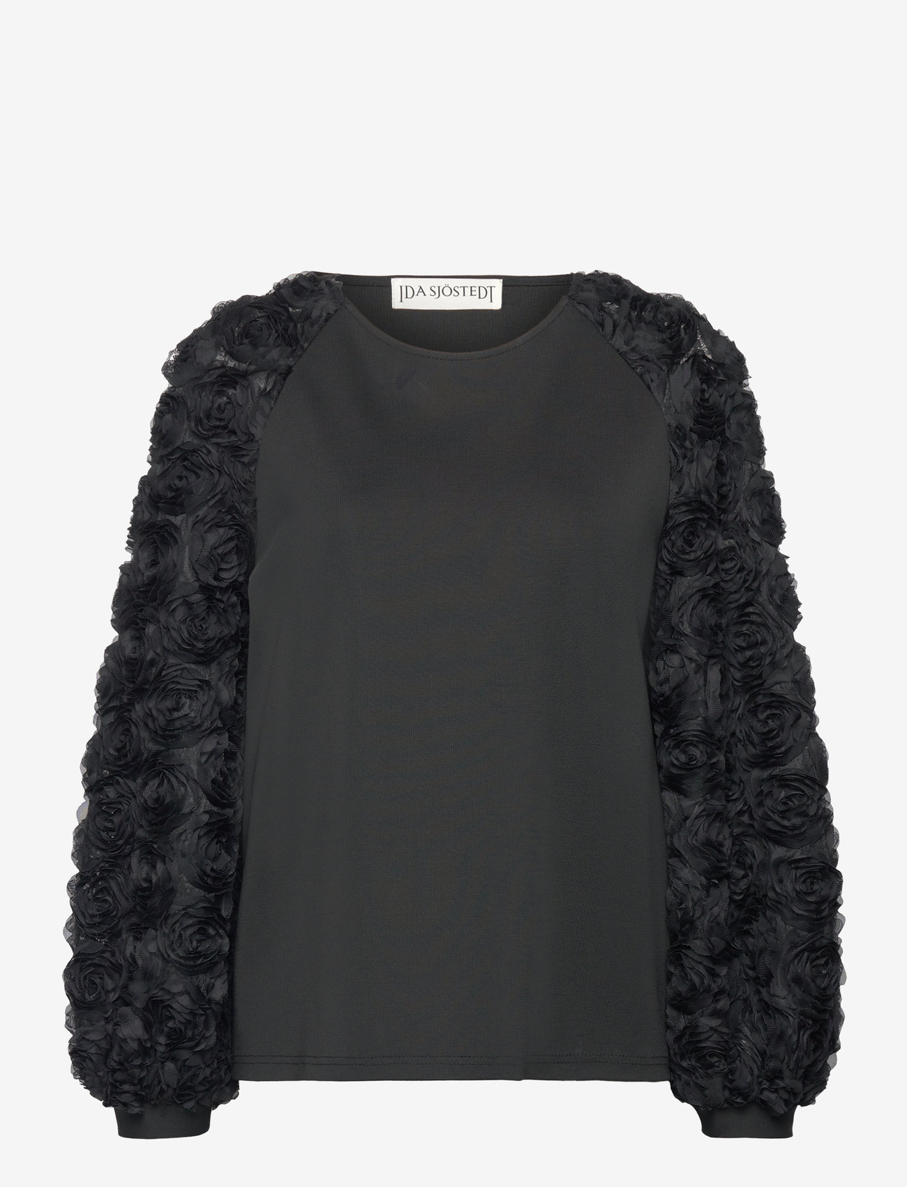 Ida Sjöstedt - 291 JULIETTE TOP - pikkade varrukatega pluusid - black - 1